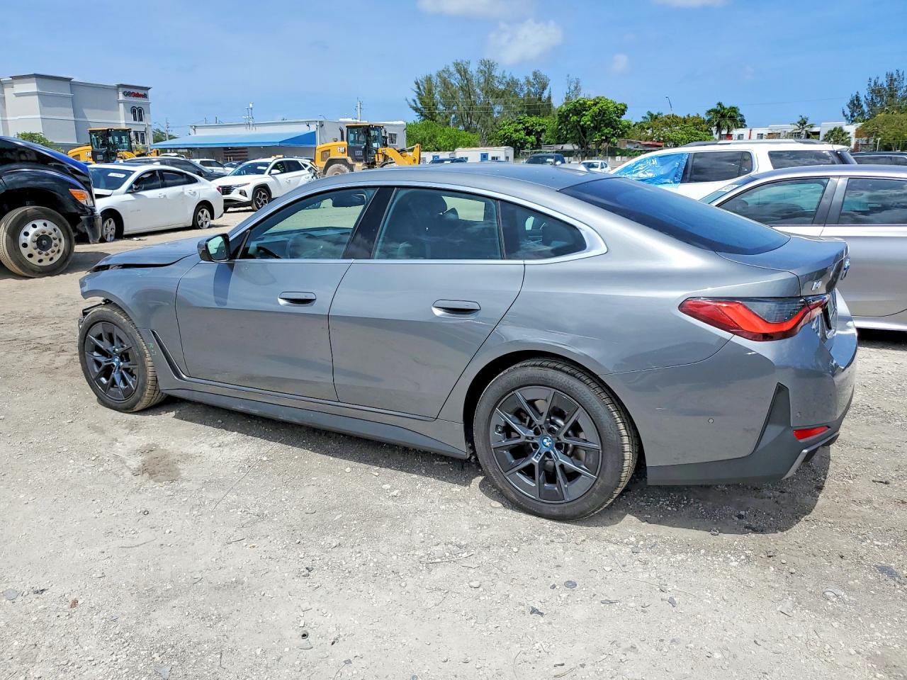 2024 Bmw I4 Edrive 35 Gray vin: WBY43AW05RFS76205