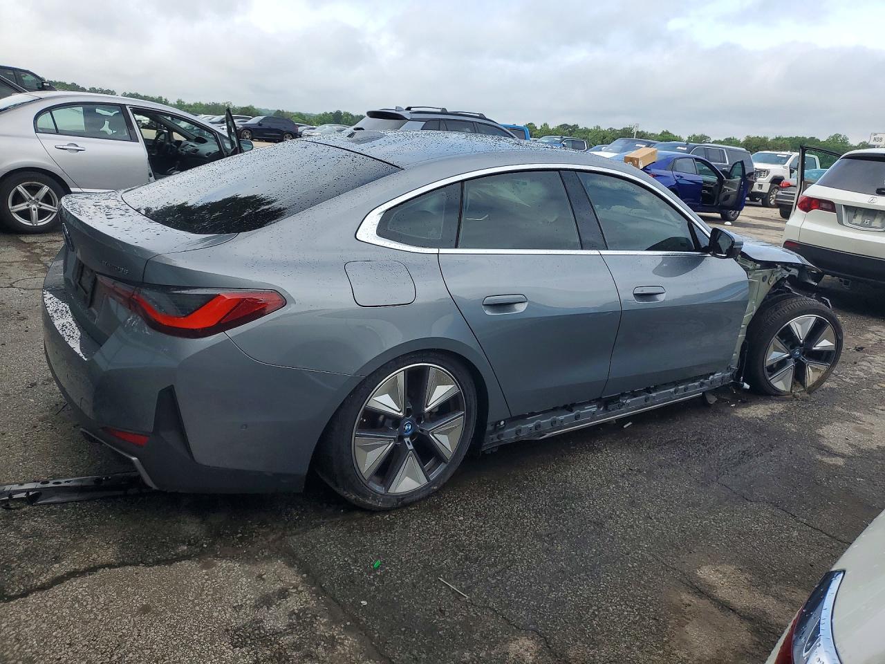 2023 Bmw I4 Edrive 35 Gray vin: WBY43AW0XPFR08676