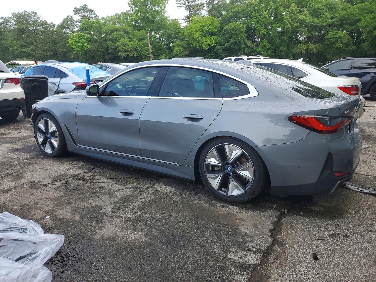2023 Bmw I4 Edrive 35 Gray vin: WBY43AW0XPFR08676
