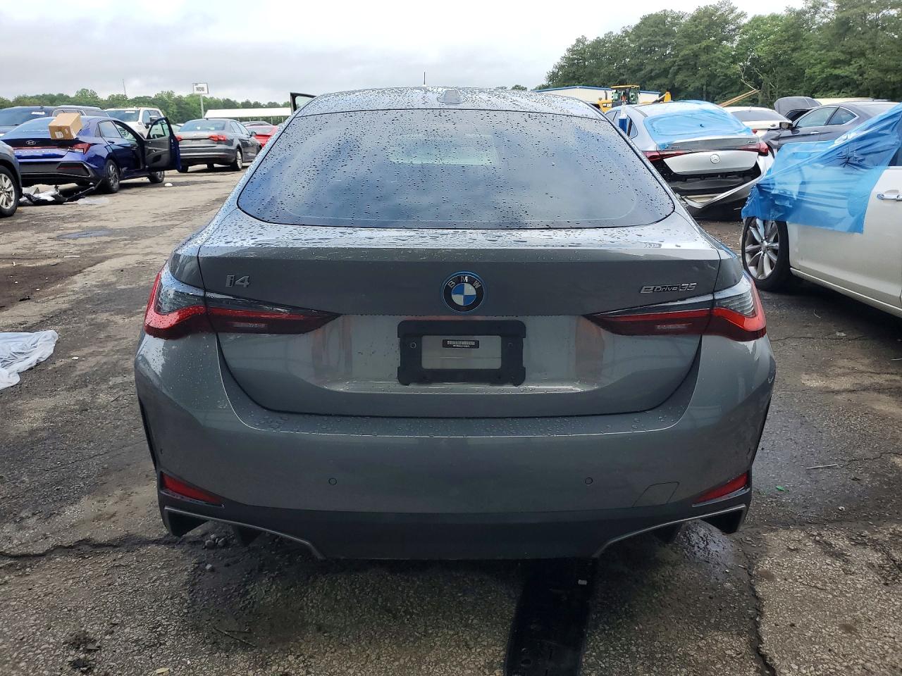 2023 Bmw I4 Edrive 35 Gray vin: WBY43AW0XPFR08676