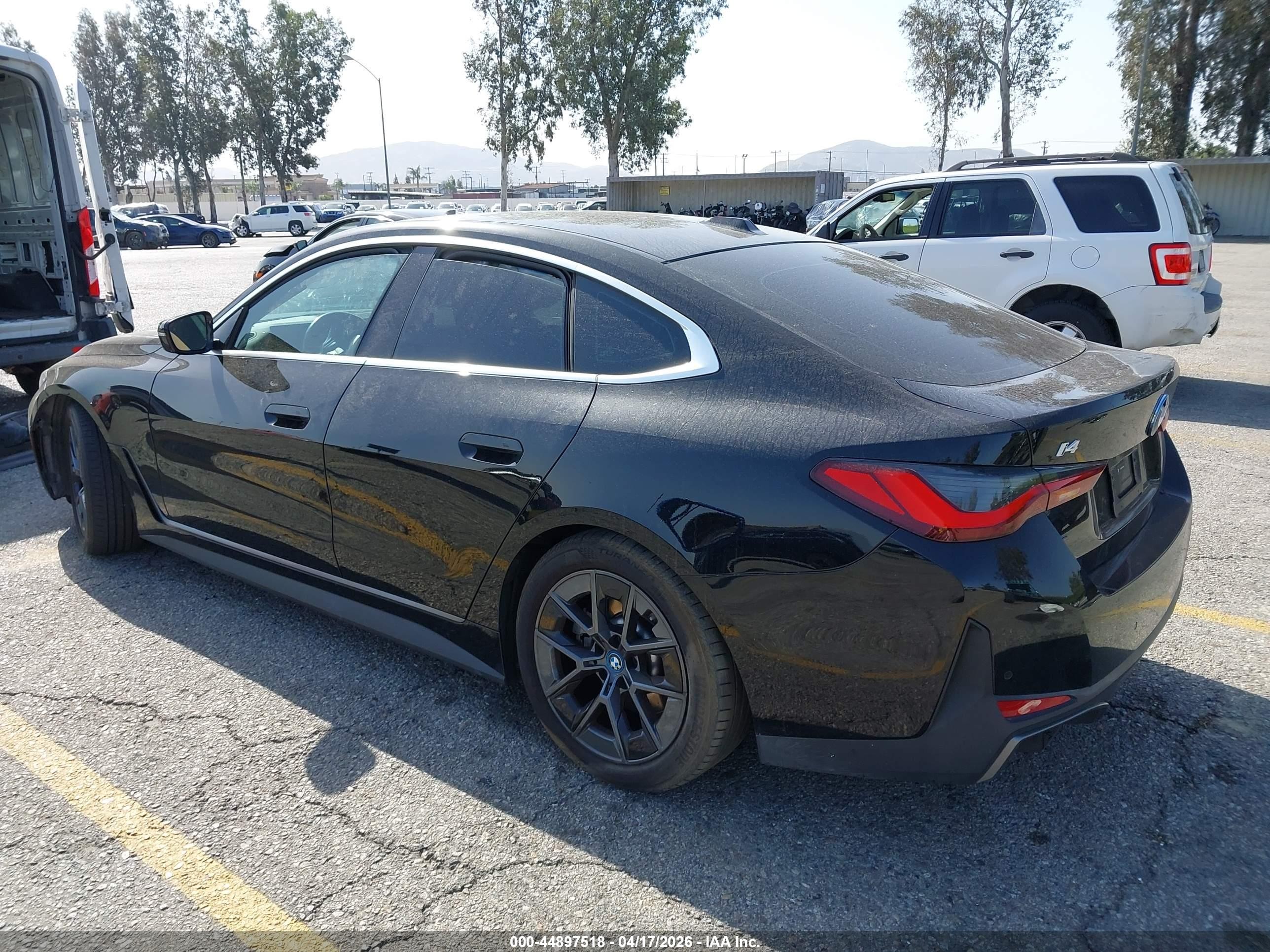 2024 Bmw I4 Gran Coupe Edrive35 Черный vin: WBY43AW0XRFR50882