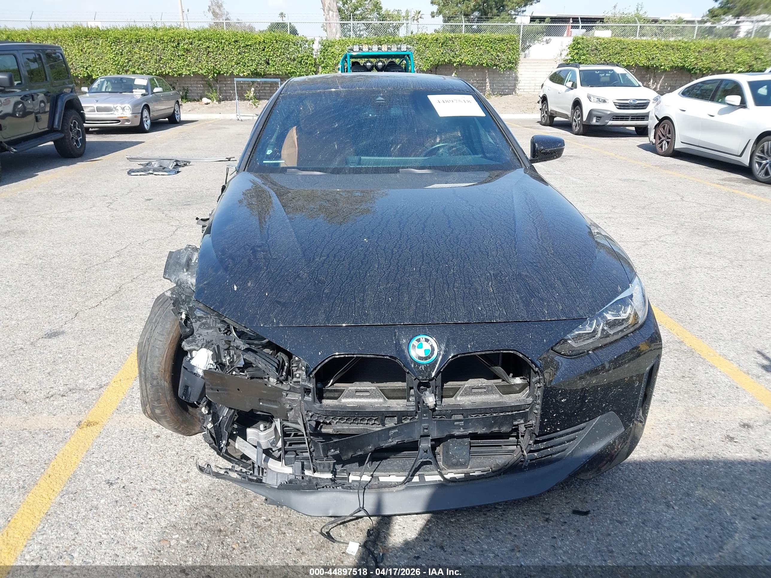 2024 Bmw I4 Gran Coupe Edrive35 Черный vin: WBY43AW0XRFR50882