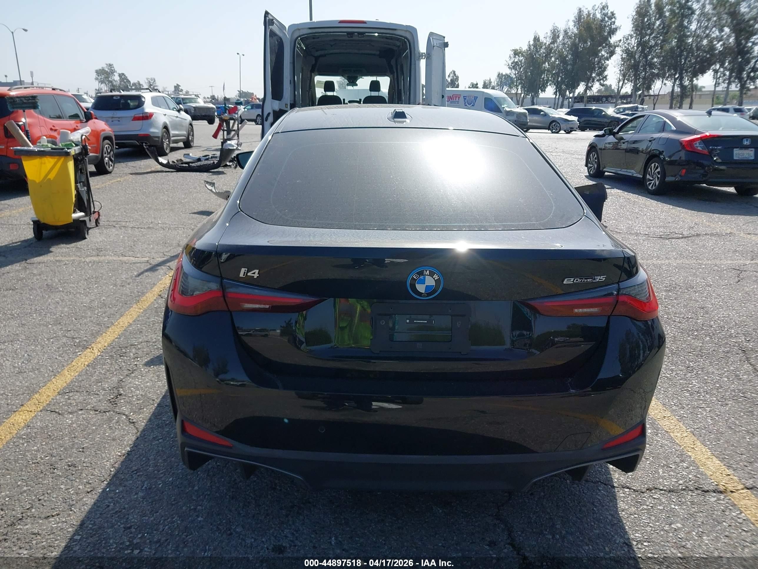 2024 Bmw I4 Gran Coupe Edrive35 Черный vin: WBY43AW0XRFR50882