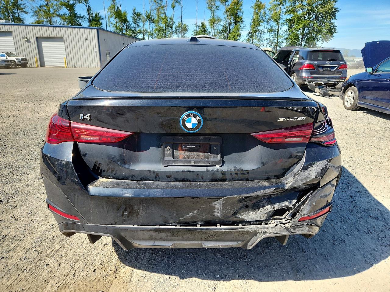 2025 Bmw I4 Xdrive 40 Black vin: WBY43HD00SFU48416