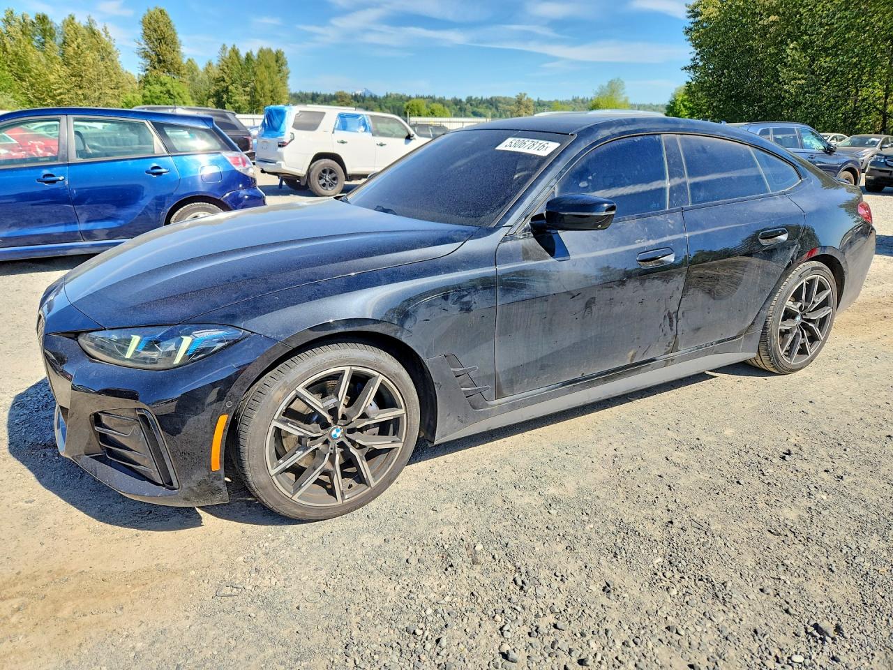 2025 Bmw I4 Xdrive 40 Black vin: WBY43HD00SFU48416