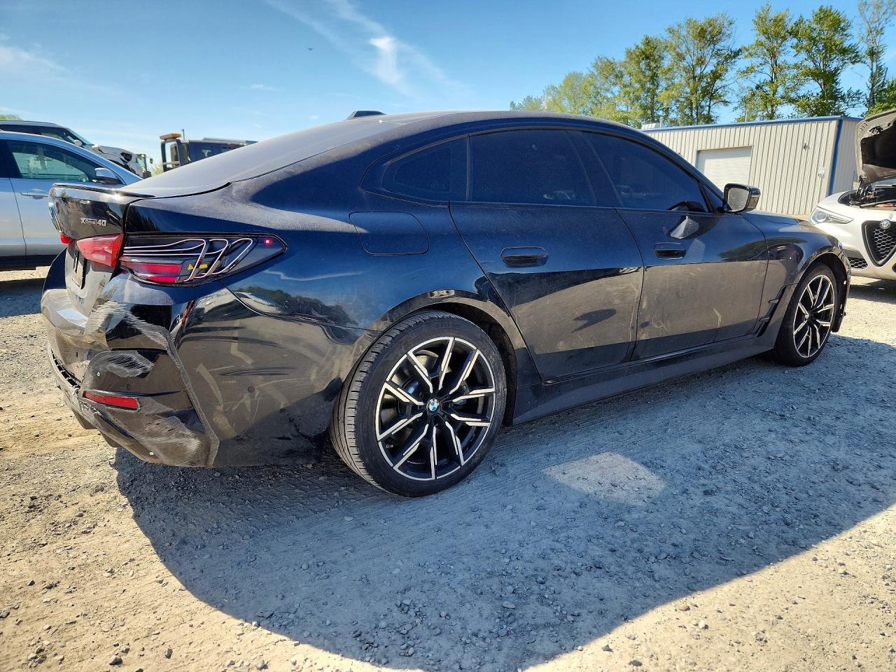 2025 Bmw I4 Xdrive 40 Black vin: WBY43HD00SFU48416