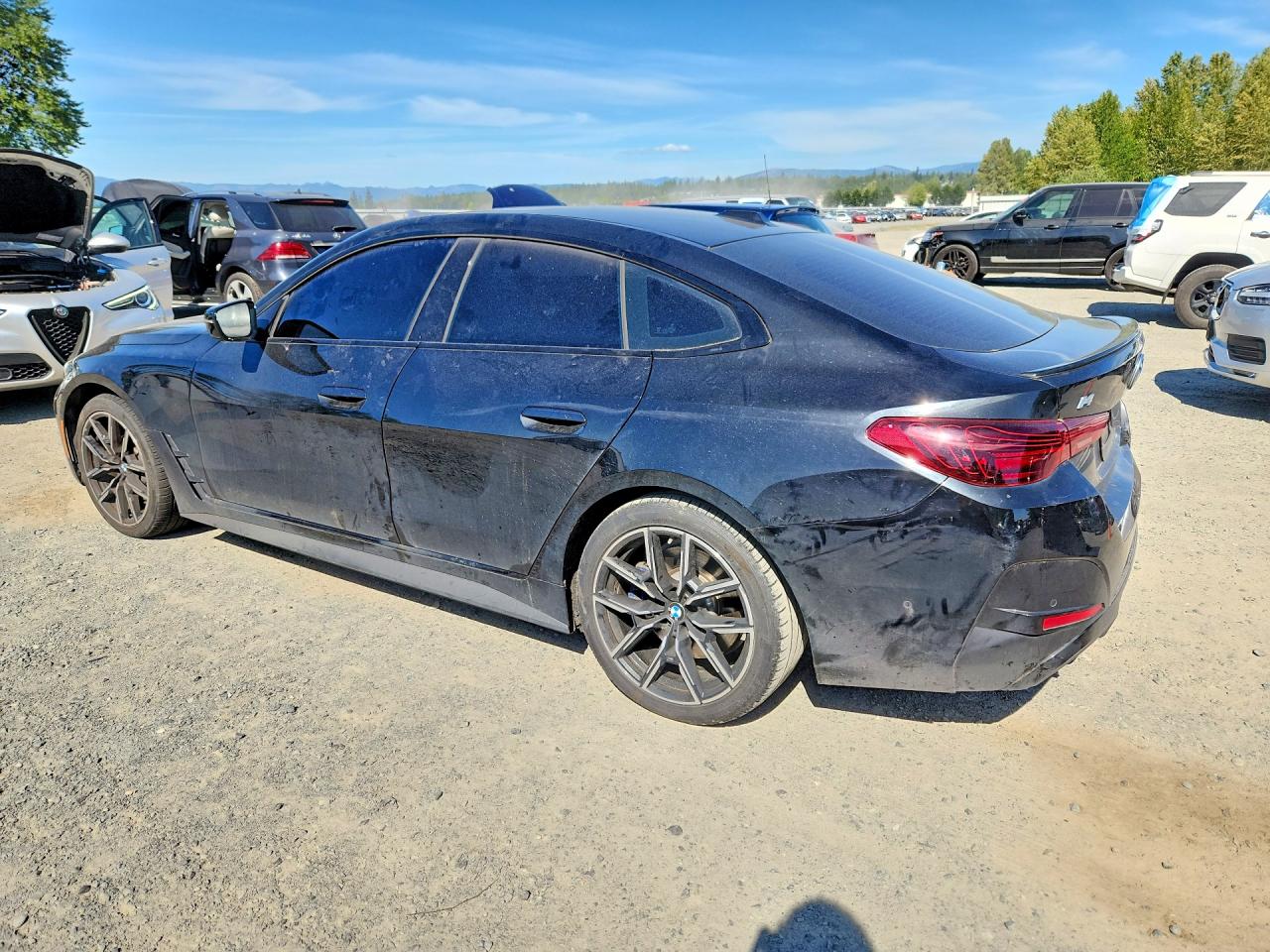 2025 Bmw I4 Xdrive 40 Black vin: WBY43HD00SFU48416