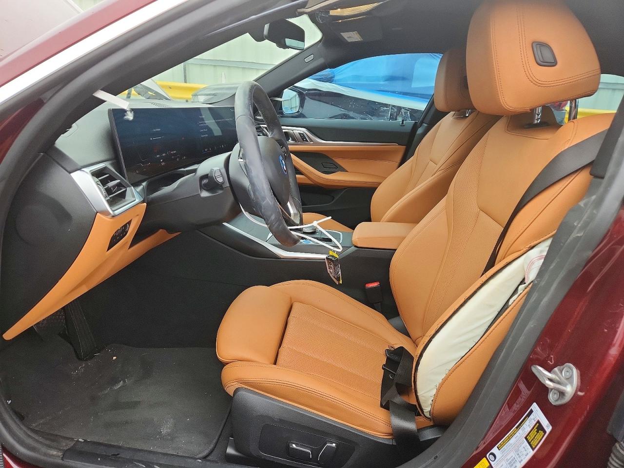 2024 Bmw I4 Edrive 40 Maroon vin: WBY73AW08RFS33572