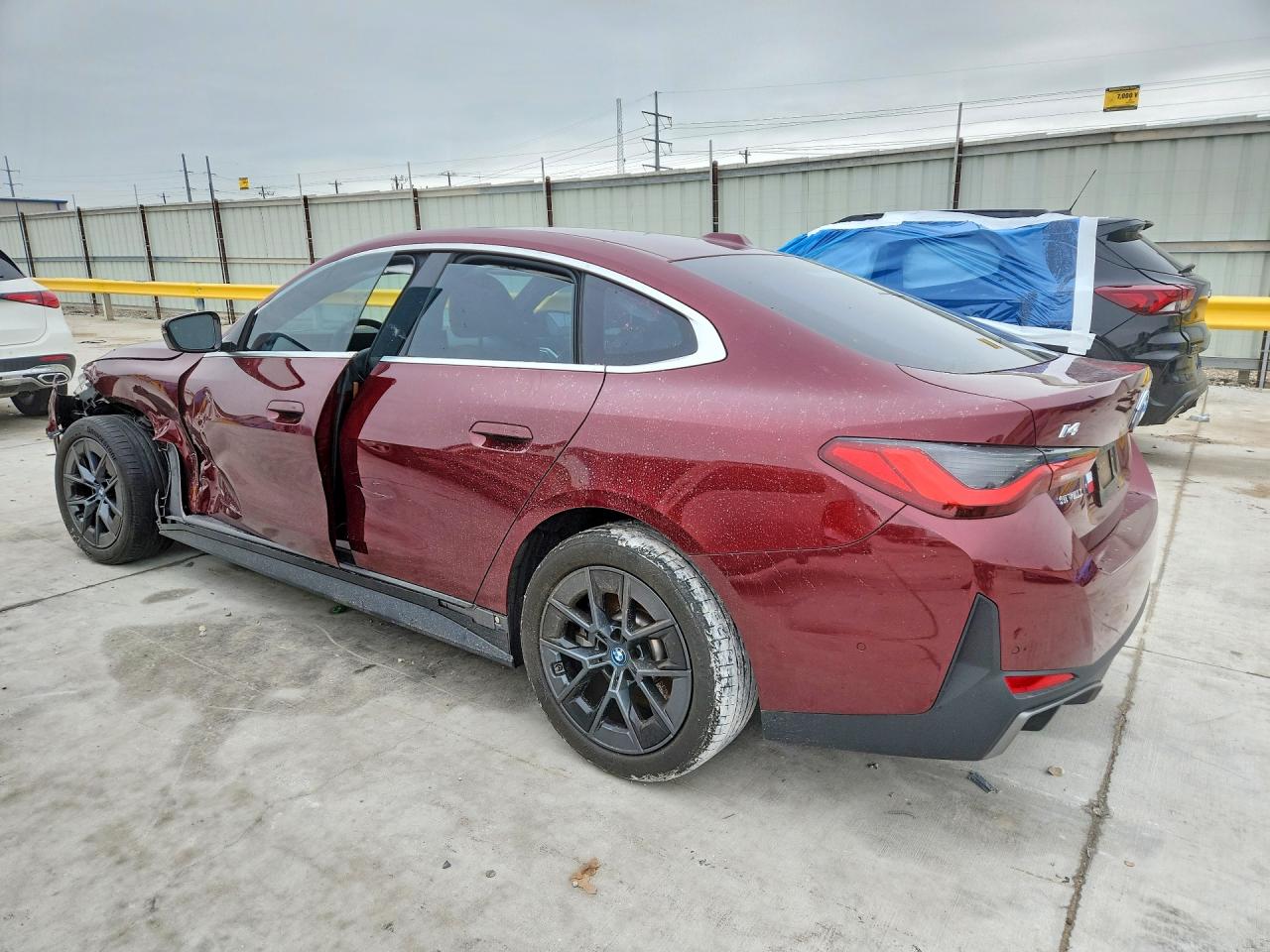 2024 Bmw I4 Edrive 40 Maroon vin: WBY73AW08RFS33572