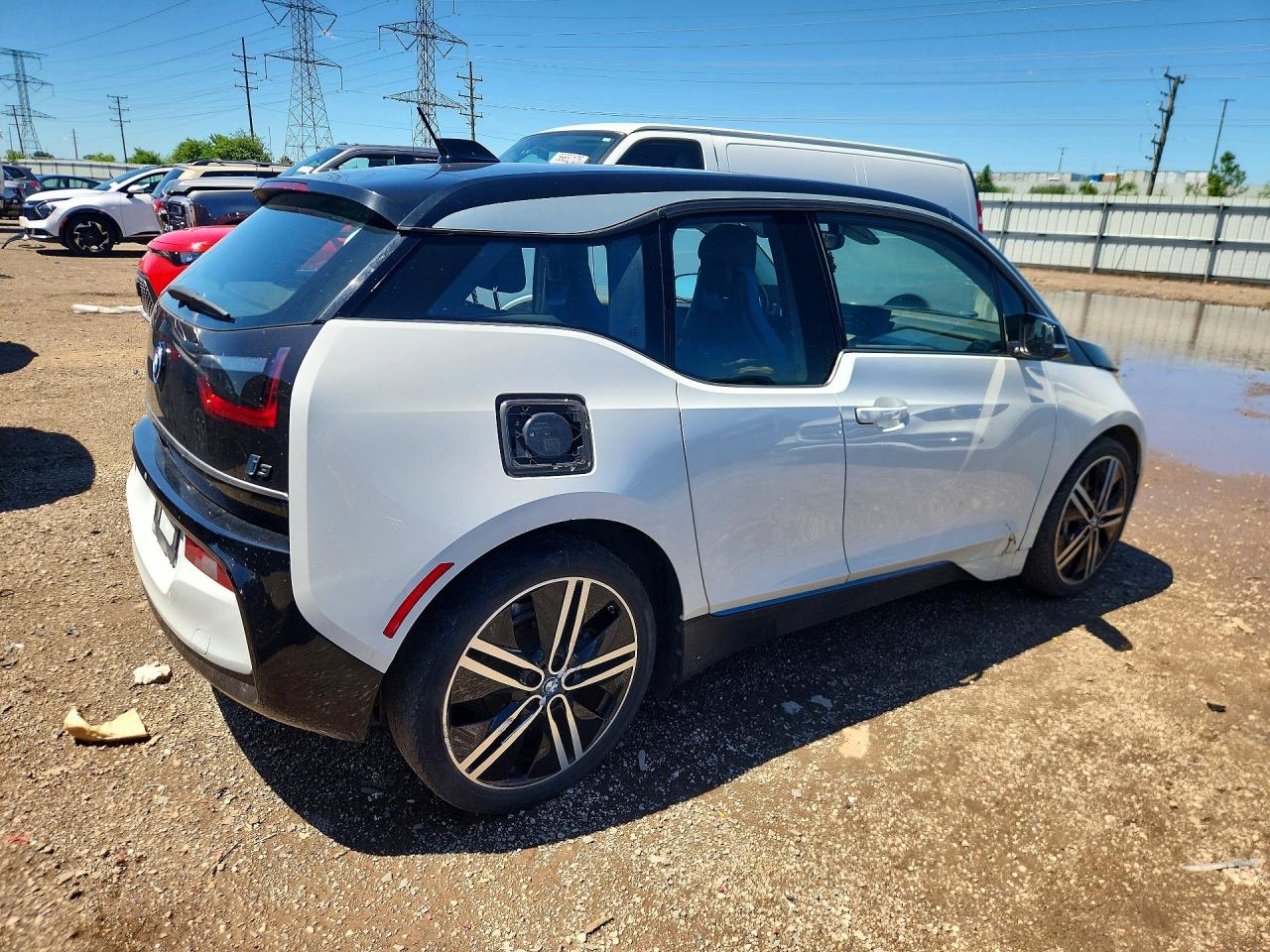 2018 Bmw I3 White vin: WBY7Z2C51JVB88637