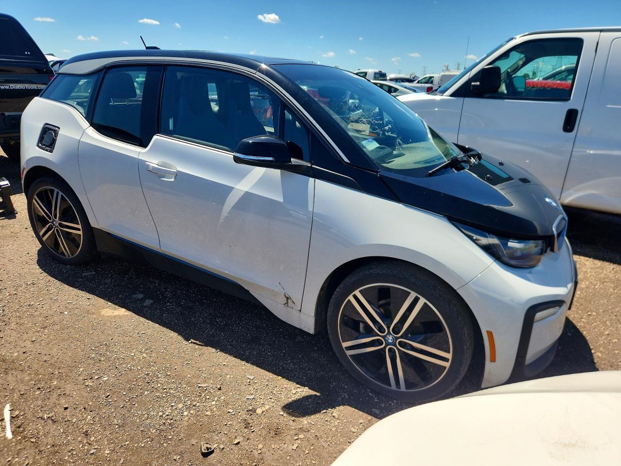 2018 Bmw I3 White vin: WBY7Z2C51JVB88637