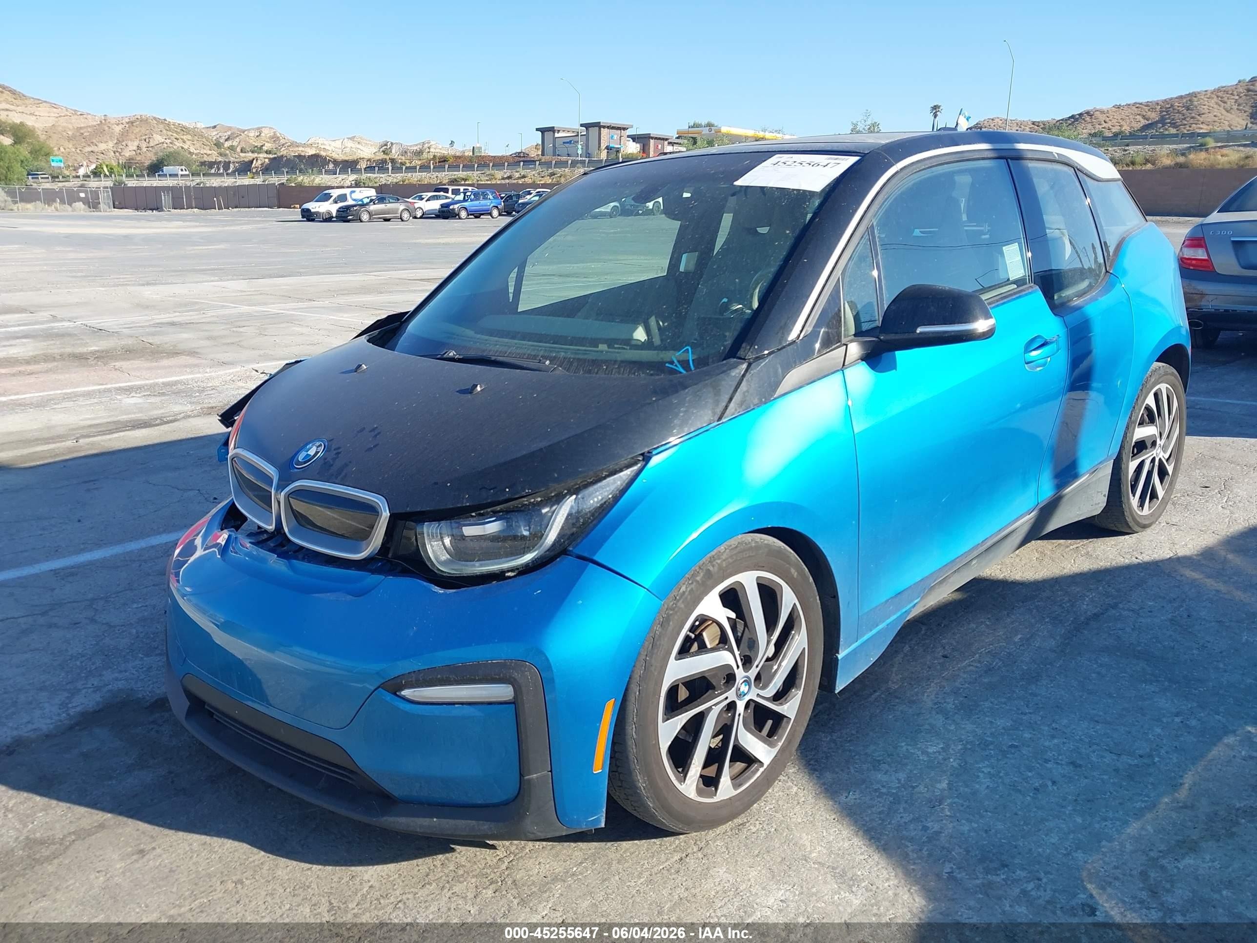 2018 Bmw I3 94ah W/range Extender Blue vin: WBY7Z4C55JVD97083