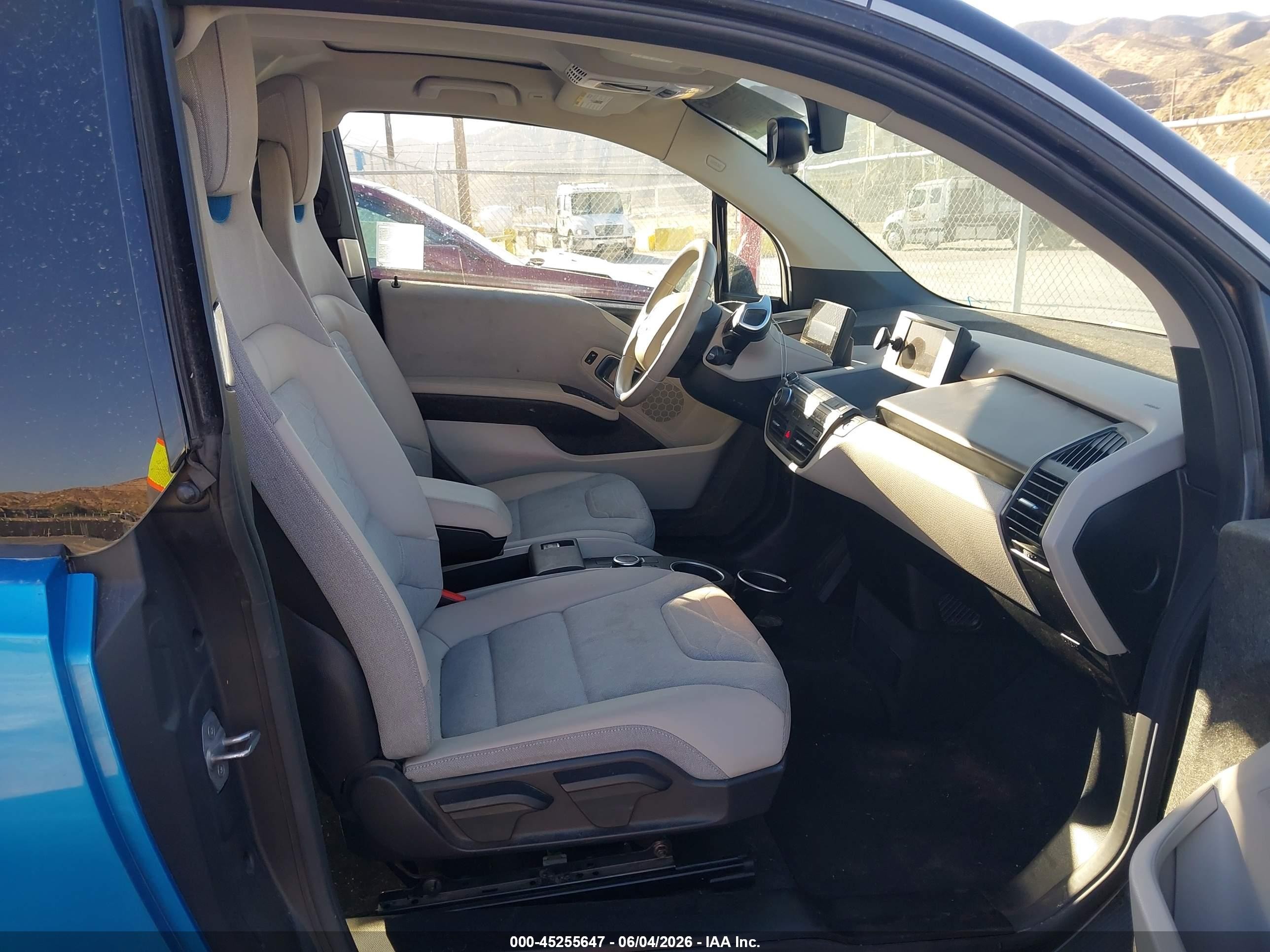 2018 Bmw I3 94ah W/range Extender Blue vin: WBY7Z4C55JVD97083