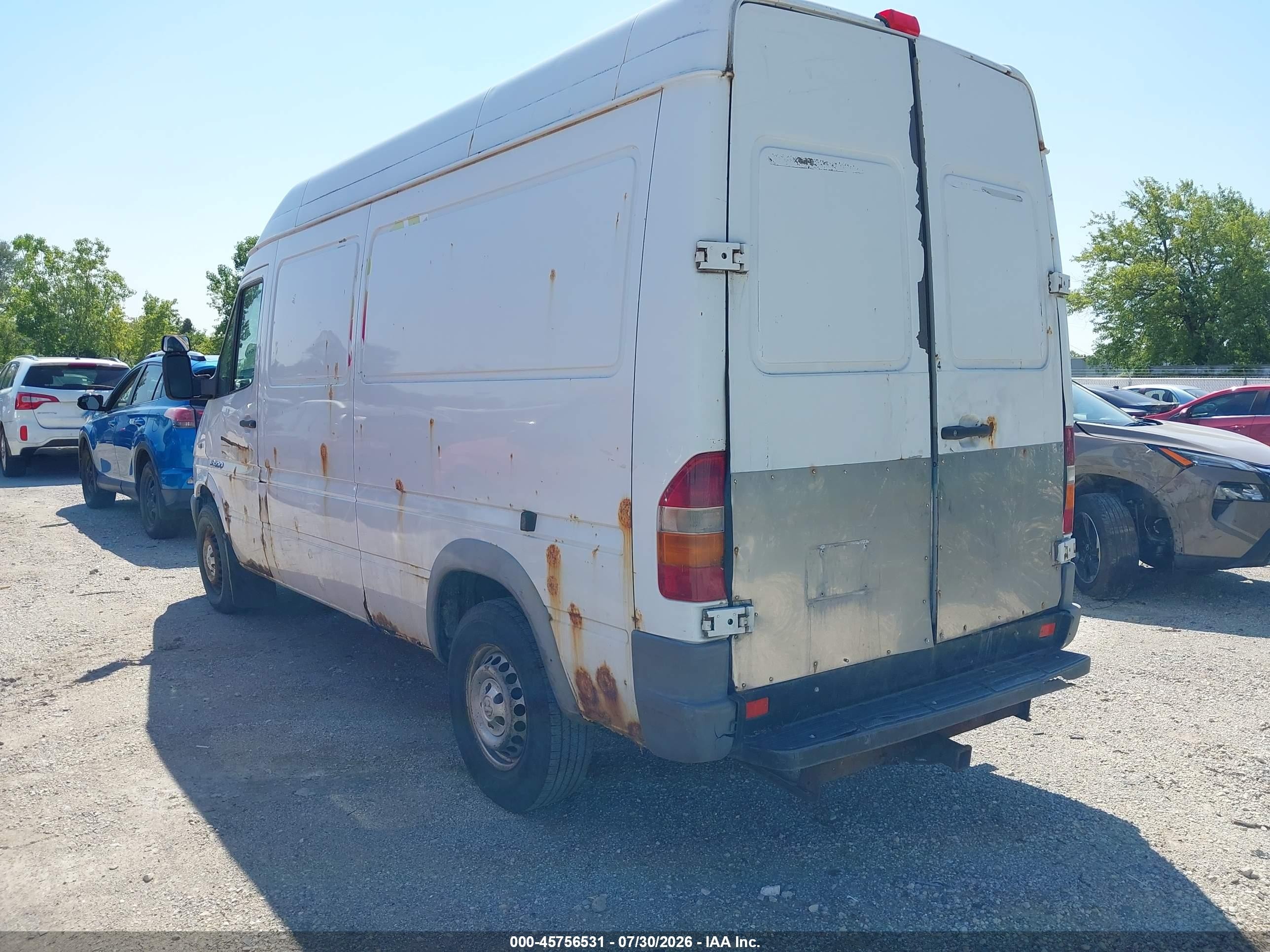 2006 Dodge Sprinter Van 2500 Shc White vin: WD0PD644565965975