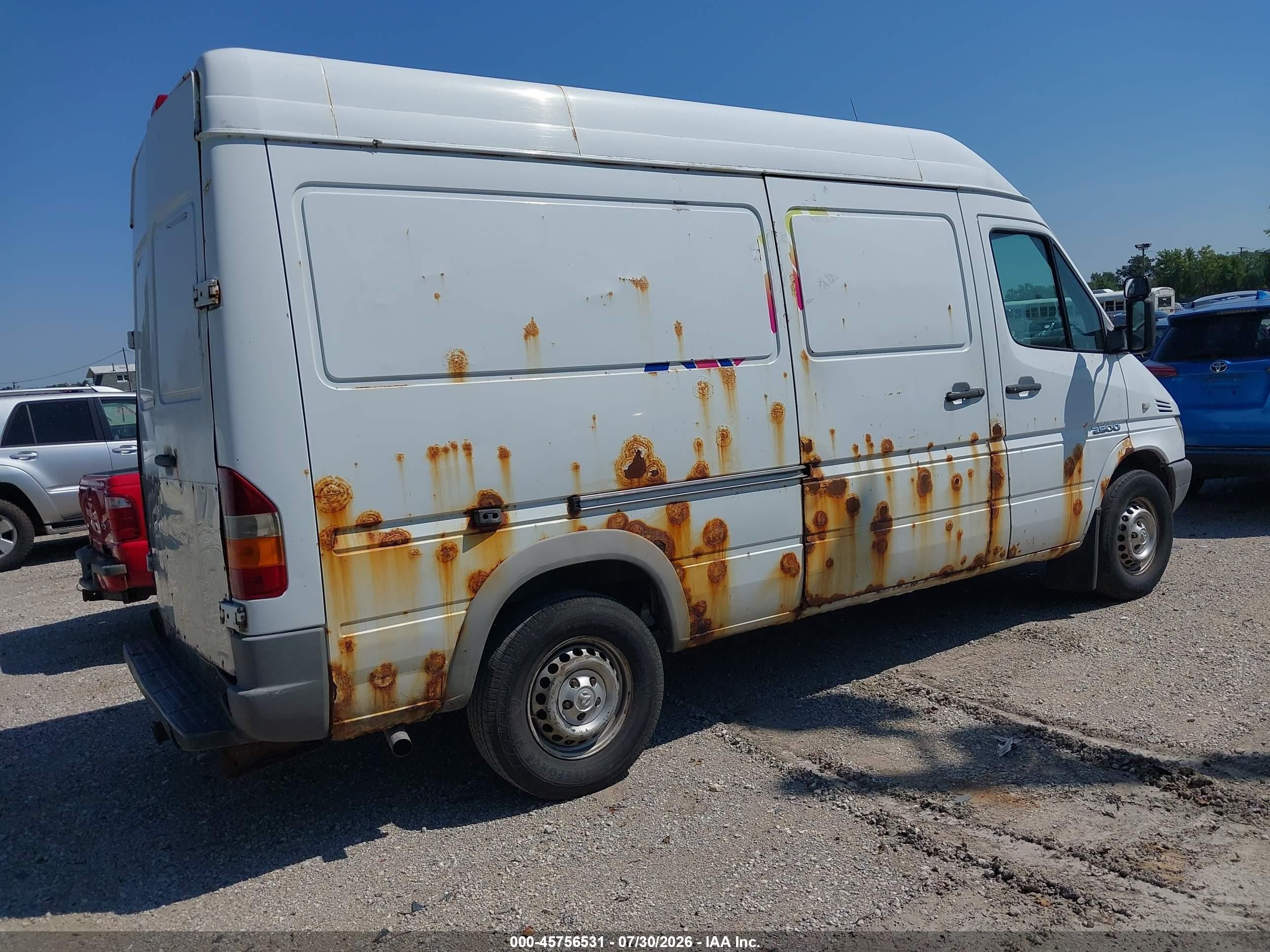 2006 Dodge Sprinter Van 2500 Shc White vin: WD0PD644565965975