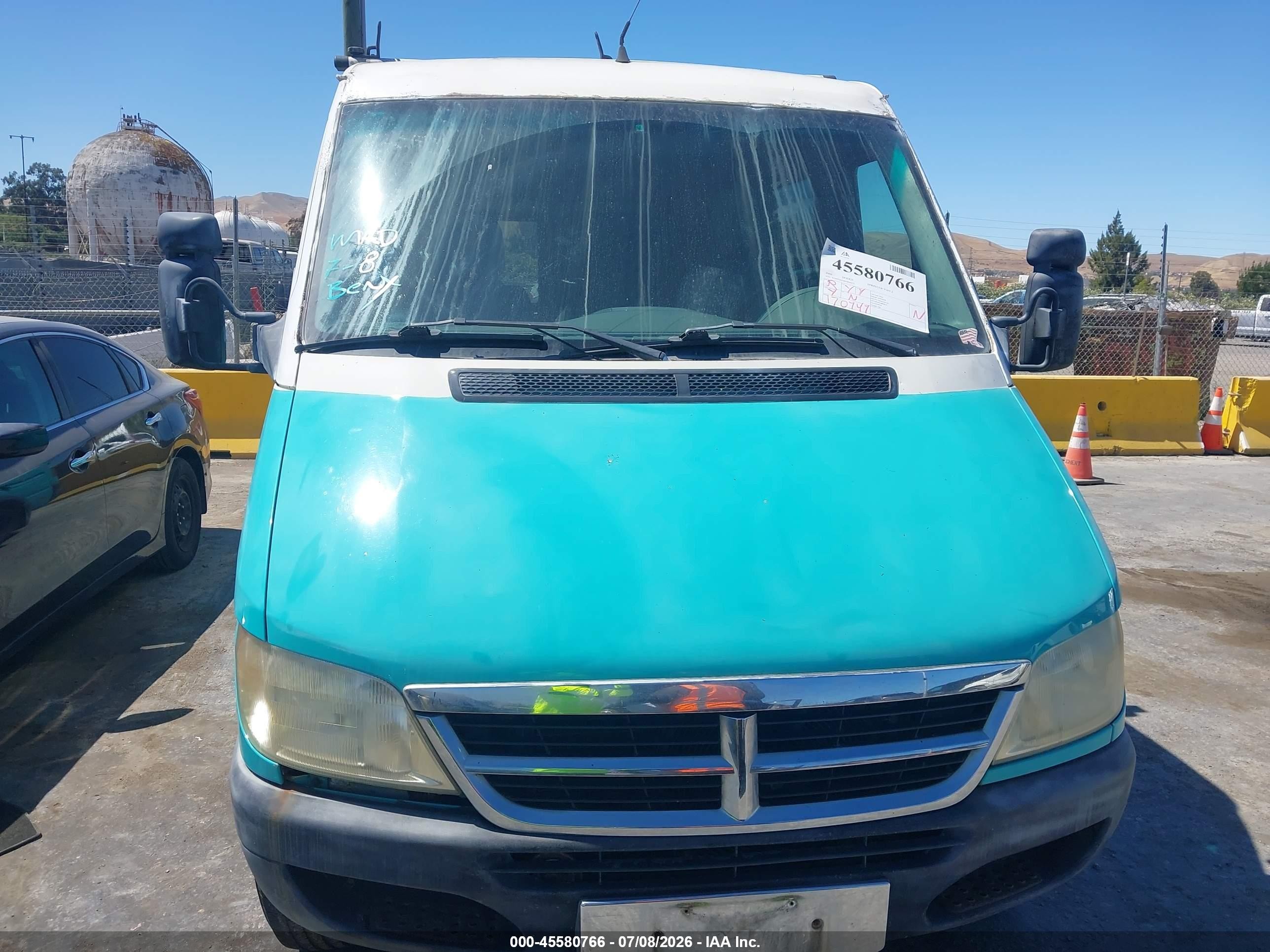 2006 Dodge Sprinter Van 2500 Hc White vin: WD0PD644865856572