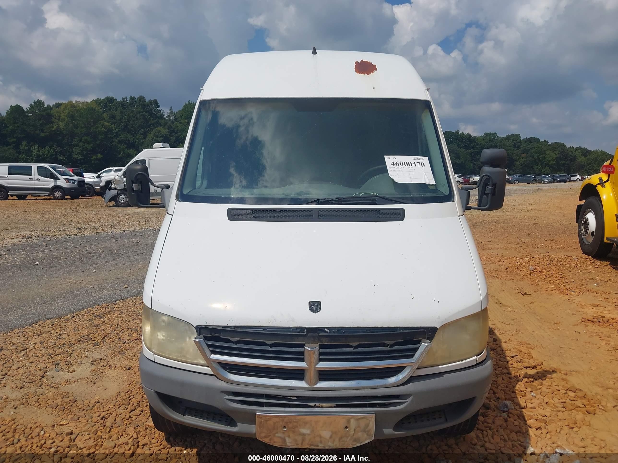 2006 Dodge Sprinter Van 2500 Shc White vin: WD0PD744365961221