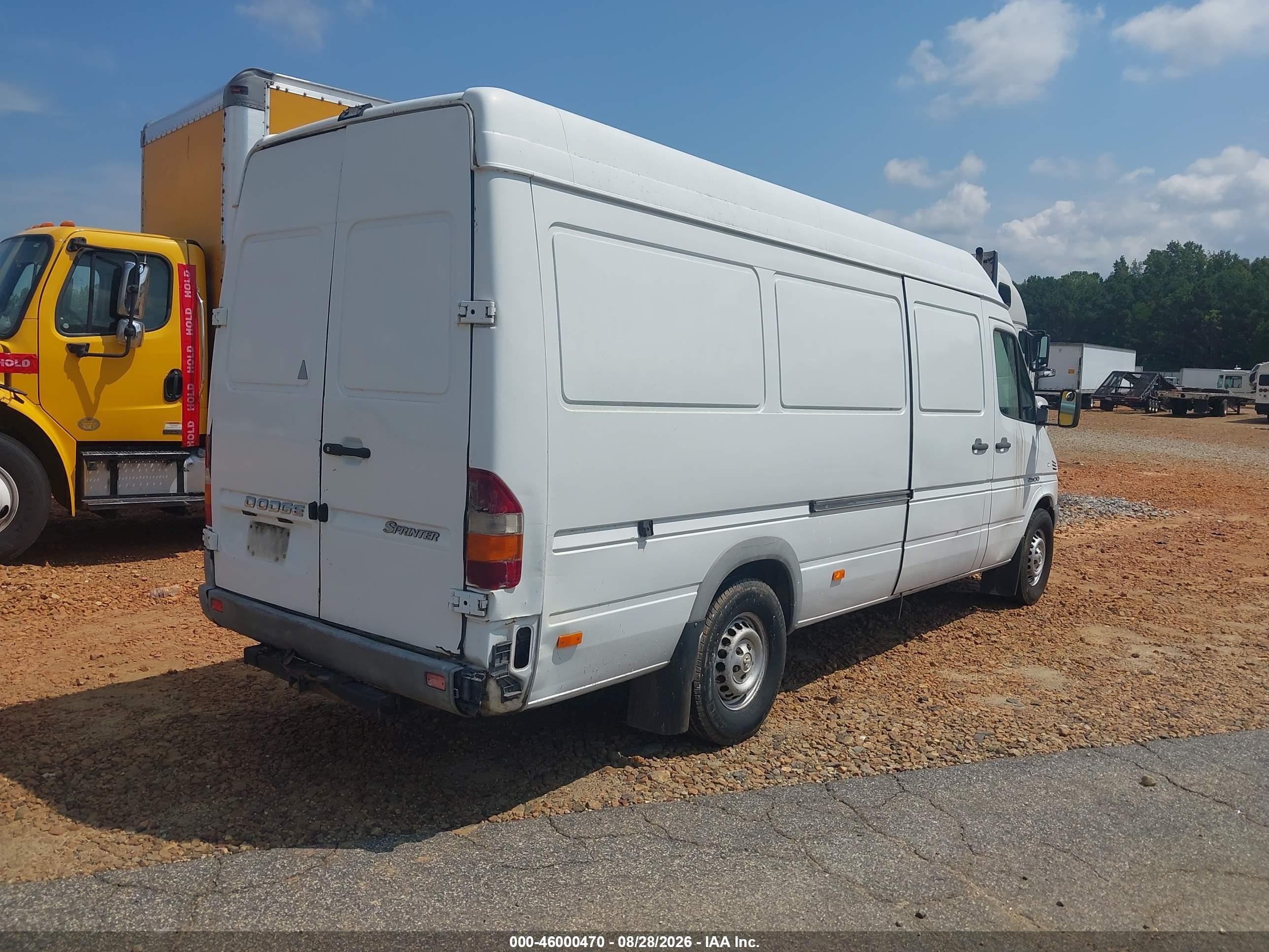 2006 Dodge Sprinter Van 2500 Shc White vin: WD0PD744365961221