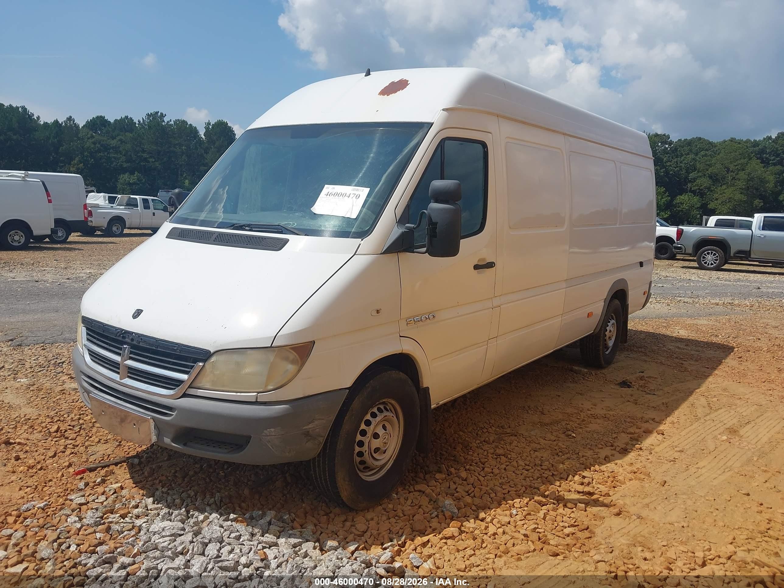 2006 Dodge Sprinter Van 2500 Shc White vin: WD0PD744365961221