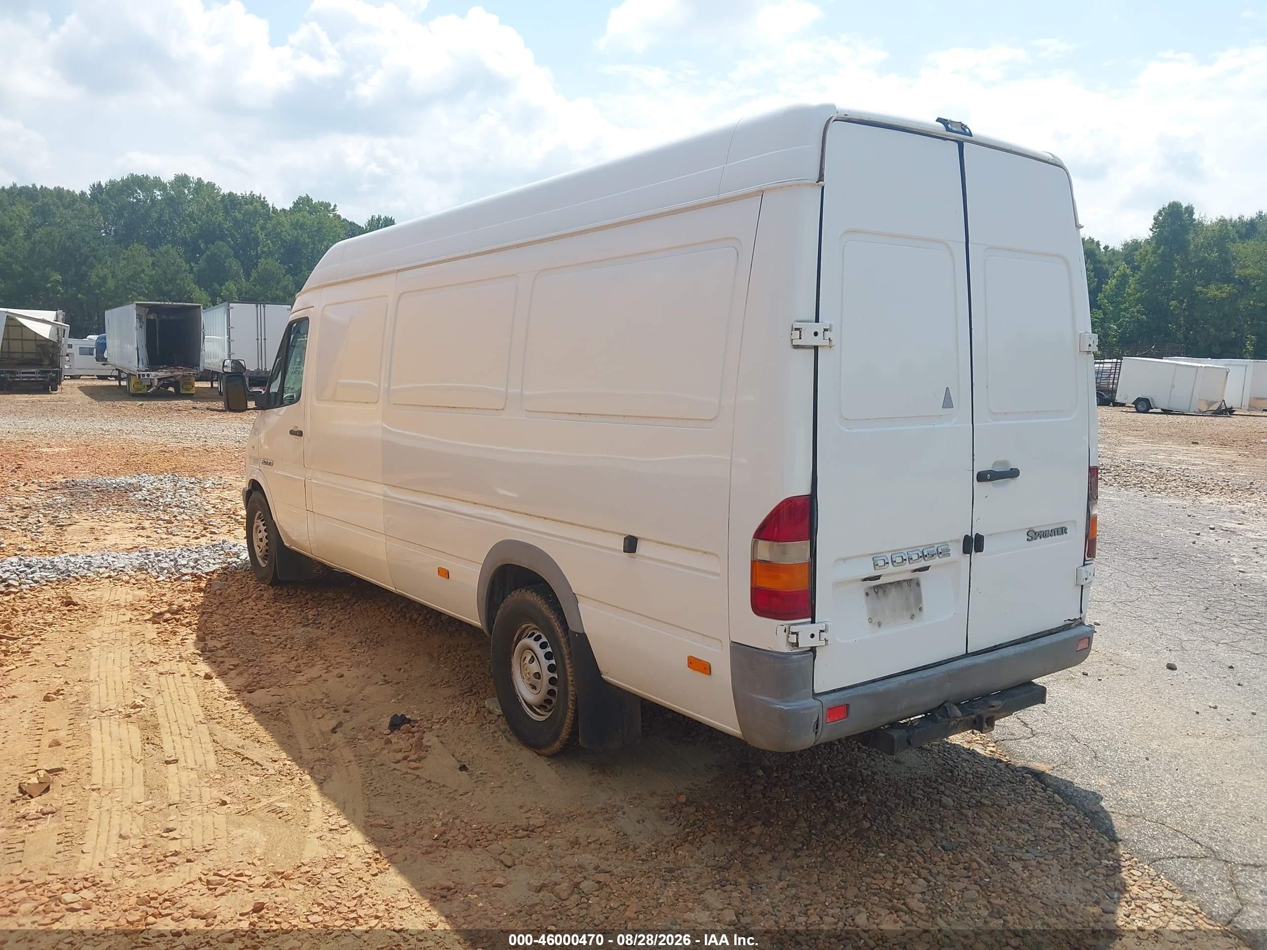 2006 Dodge Sprinter Van 2500 Shc White vin: WD0PD744365961221