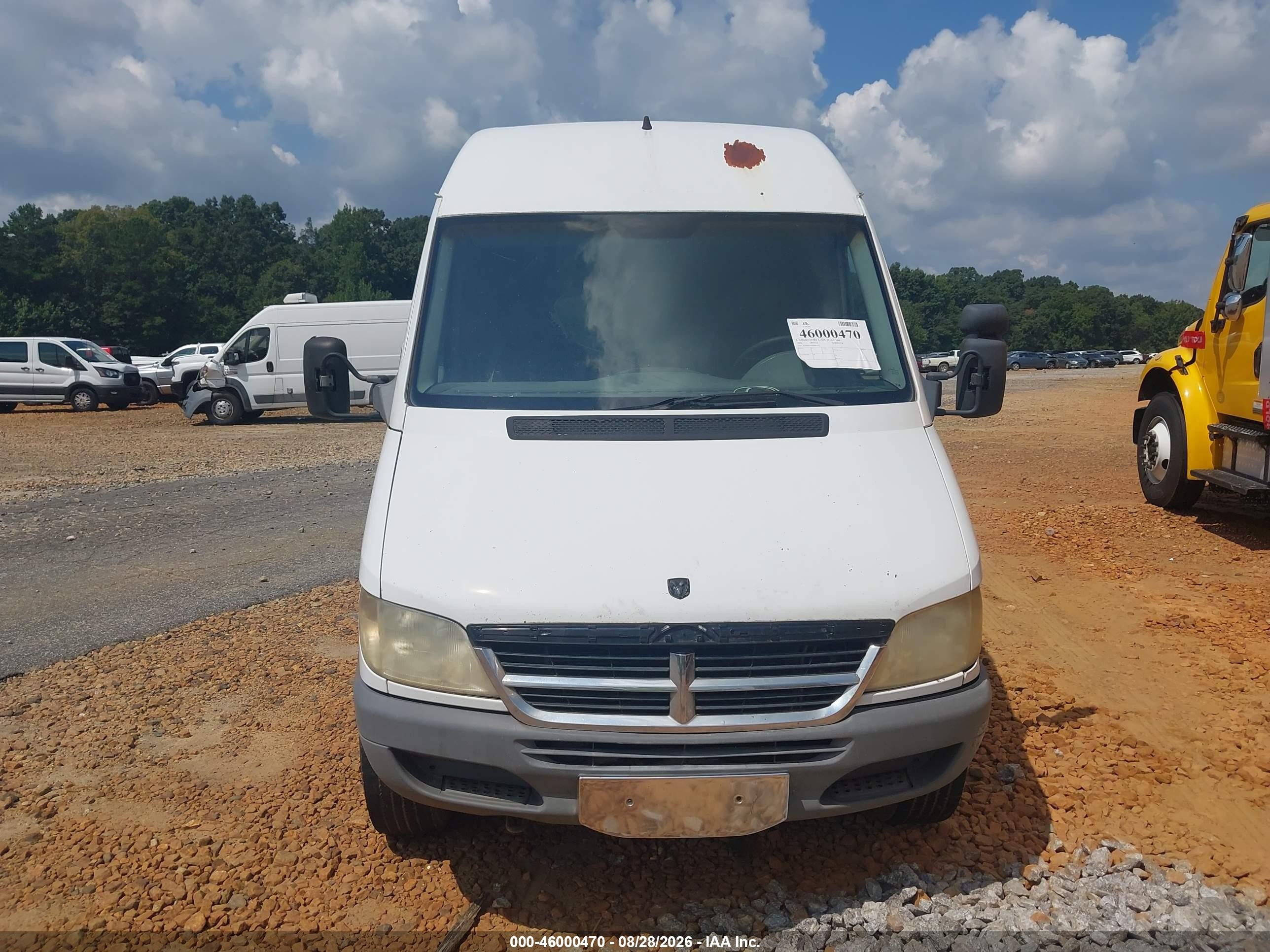 2006 Dodge Sprinter Van 2500 Shc White vin: WD0PD744365961221