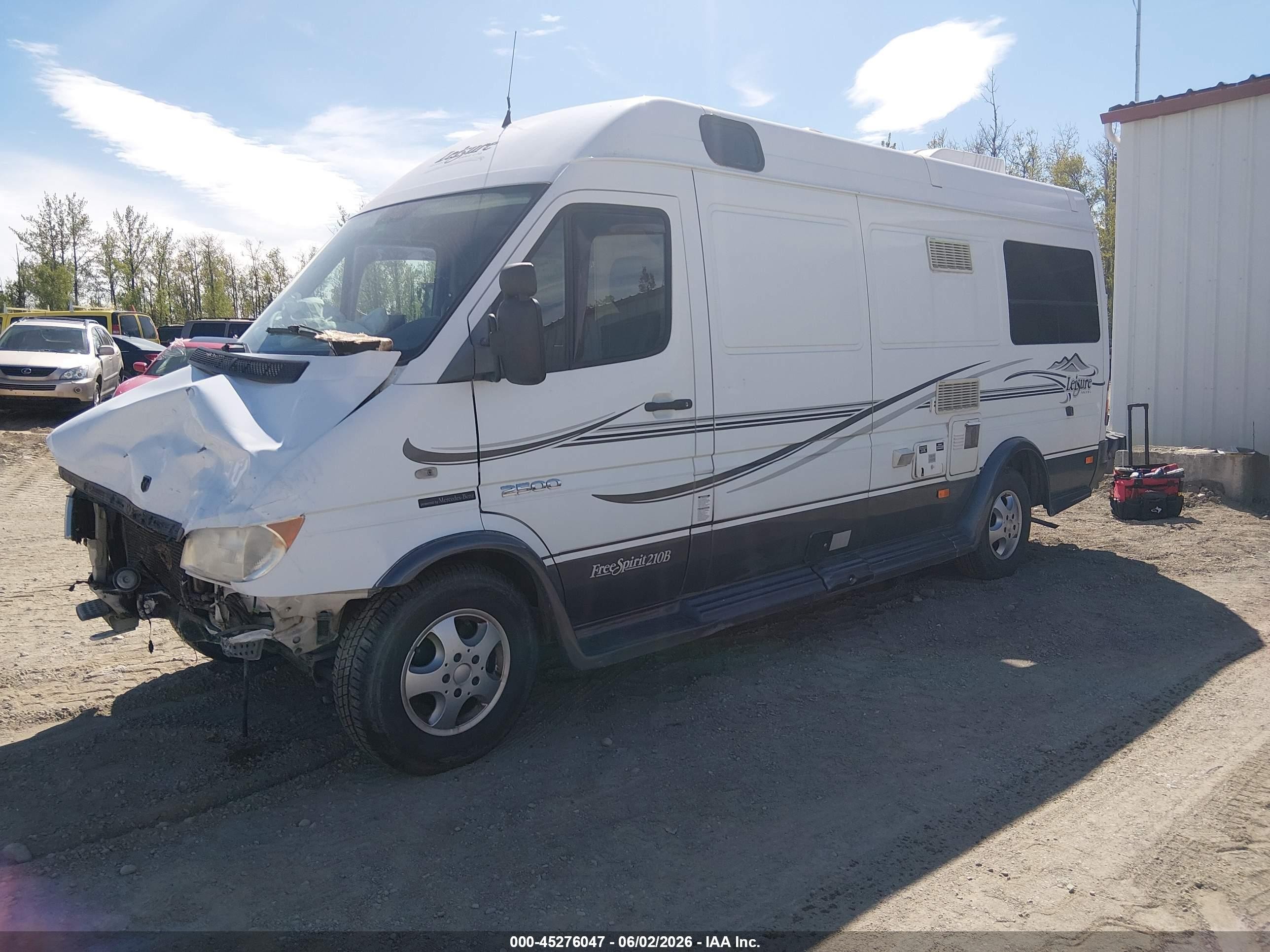 2006 Dodge Sprinter Van 2500 Shc Белый vin: WD0PD744465968095