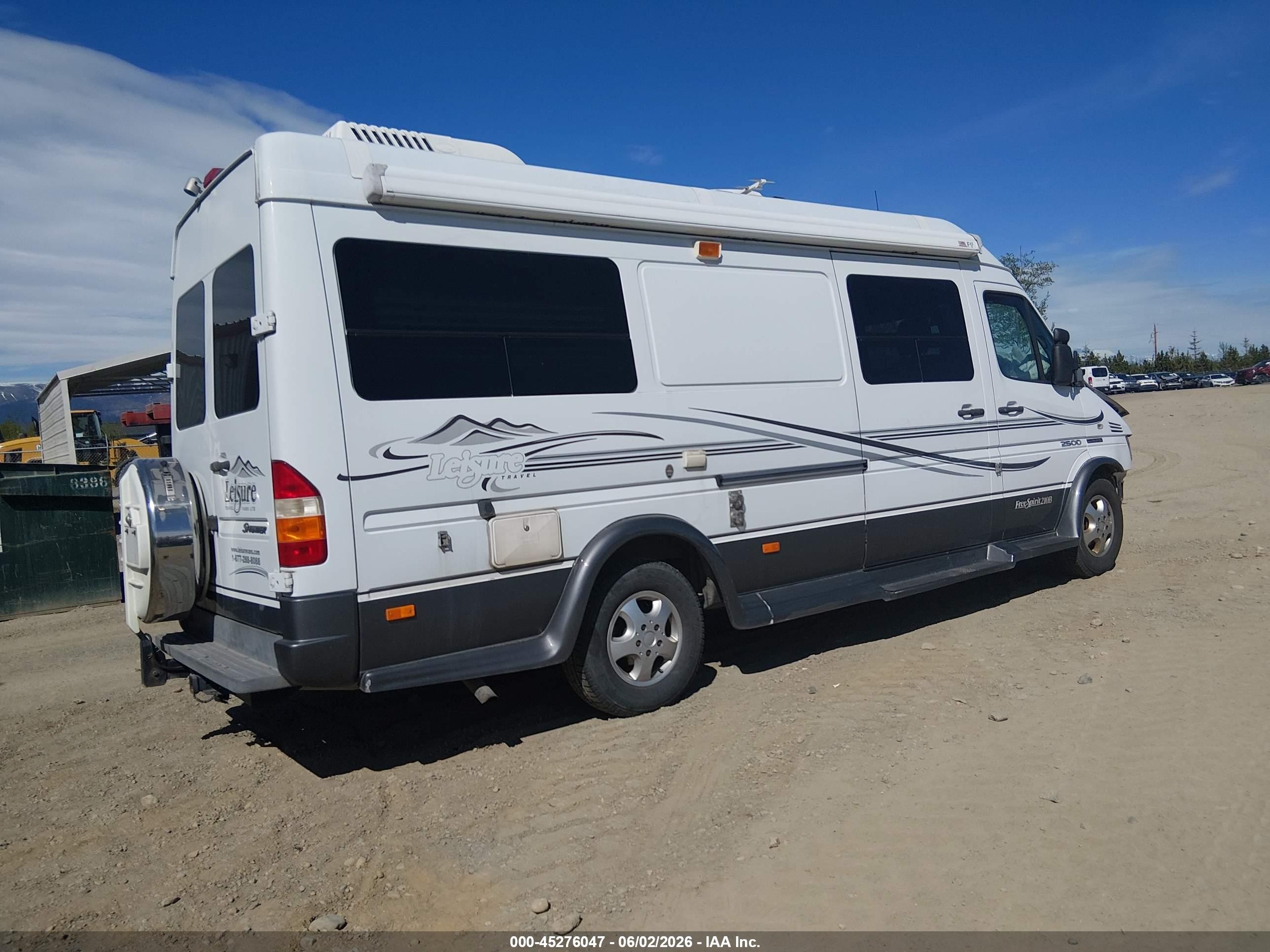2006 Dodge Sprinter Van 2500 Shc Белый vin: WD0PD744465968095