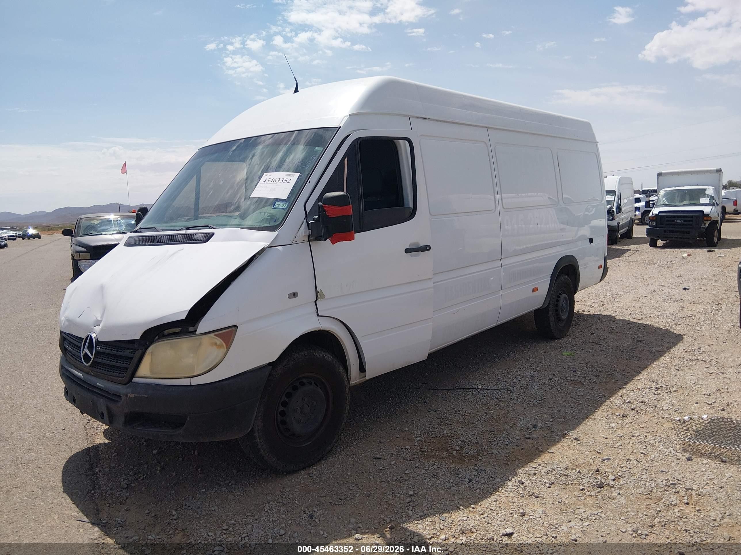 2006 Dodge Sprinter Van 2500 Shc White vin: WD0PD744765929968