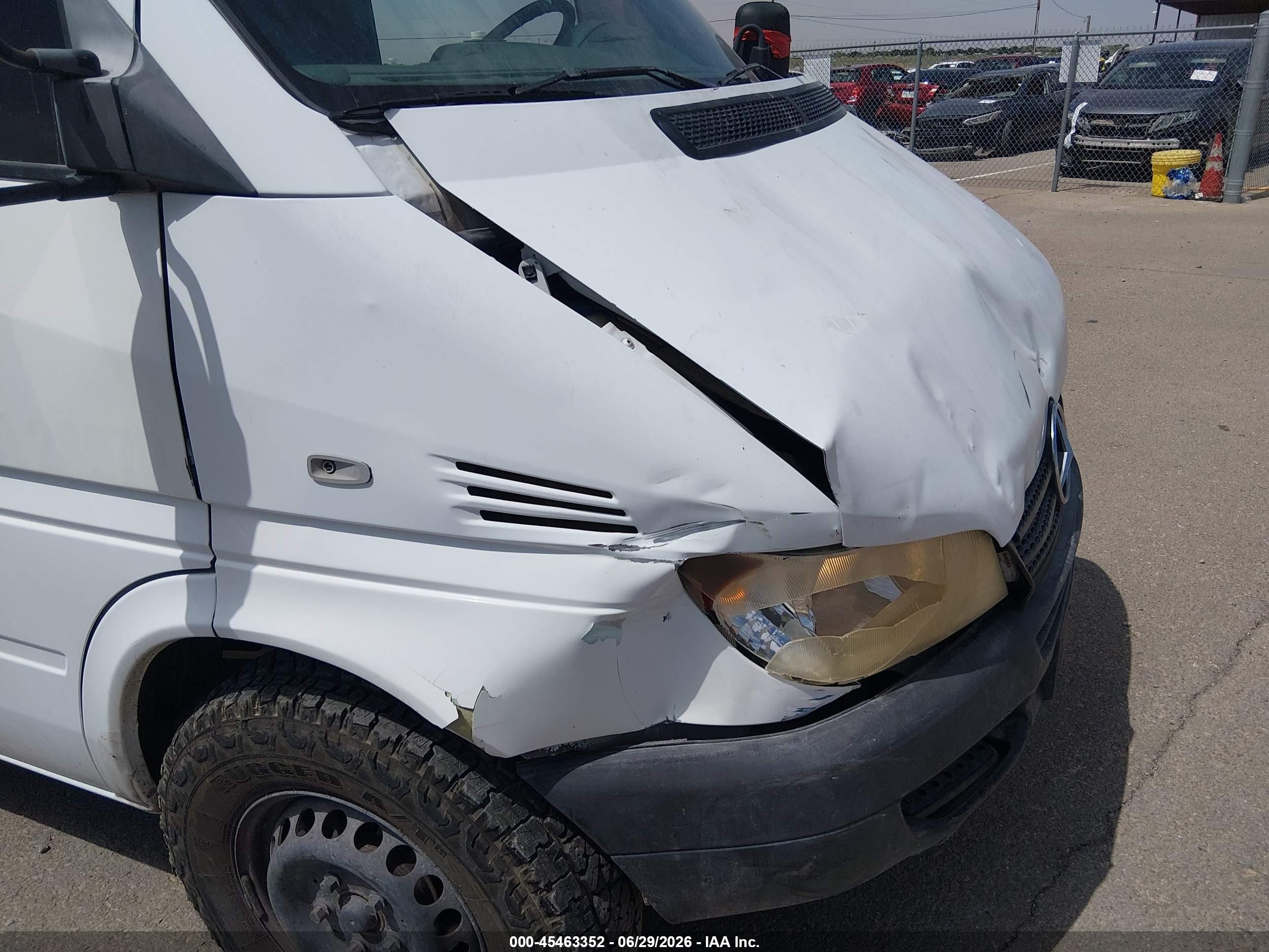 2006 Dodge Sprinter Van 2500 Shc White vin: WD0PD744765929968