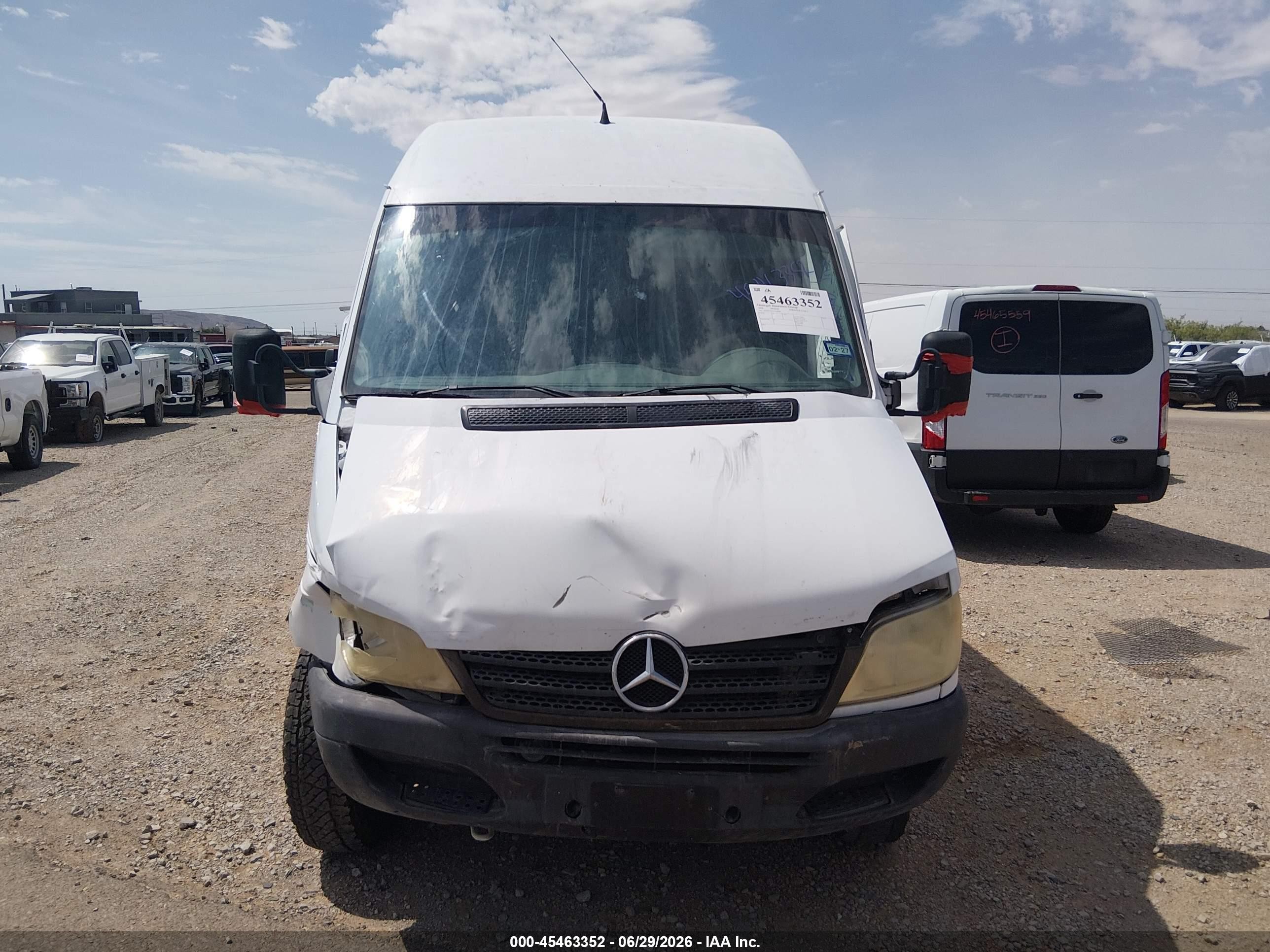 2006 Dodge Sprinter Van 2500 Shc White vin: WD0PD744765929968