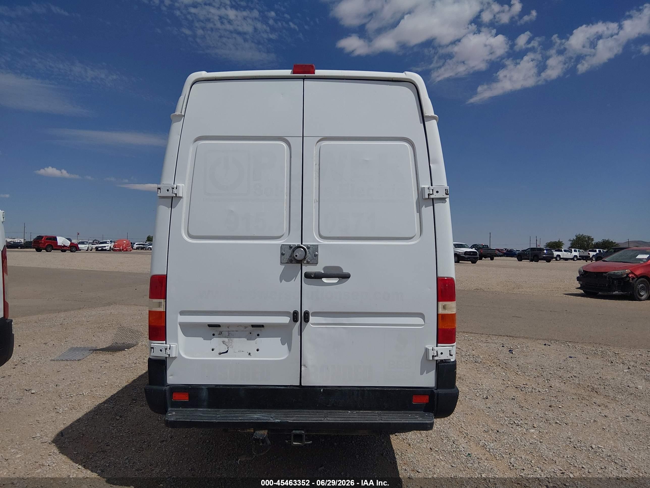 2006 Dodge Sprinter Van 2500 Shc White vin: WD0PD744765929968