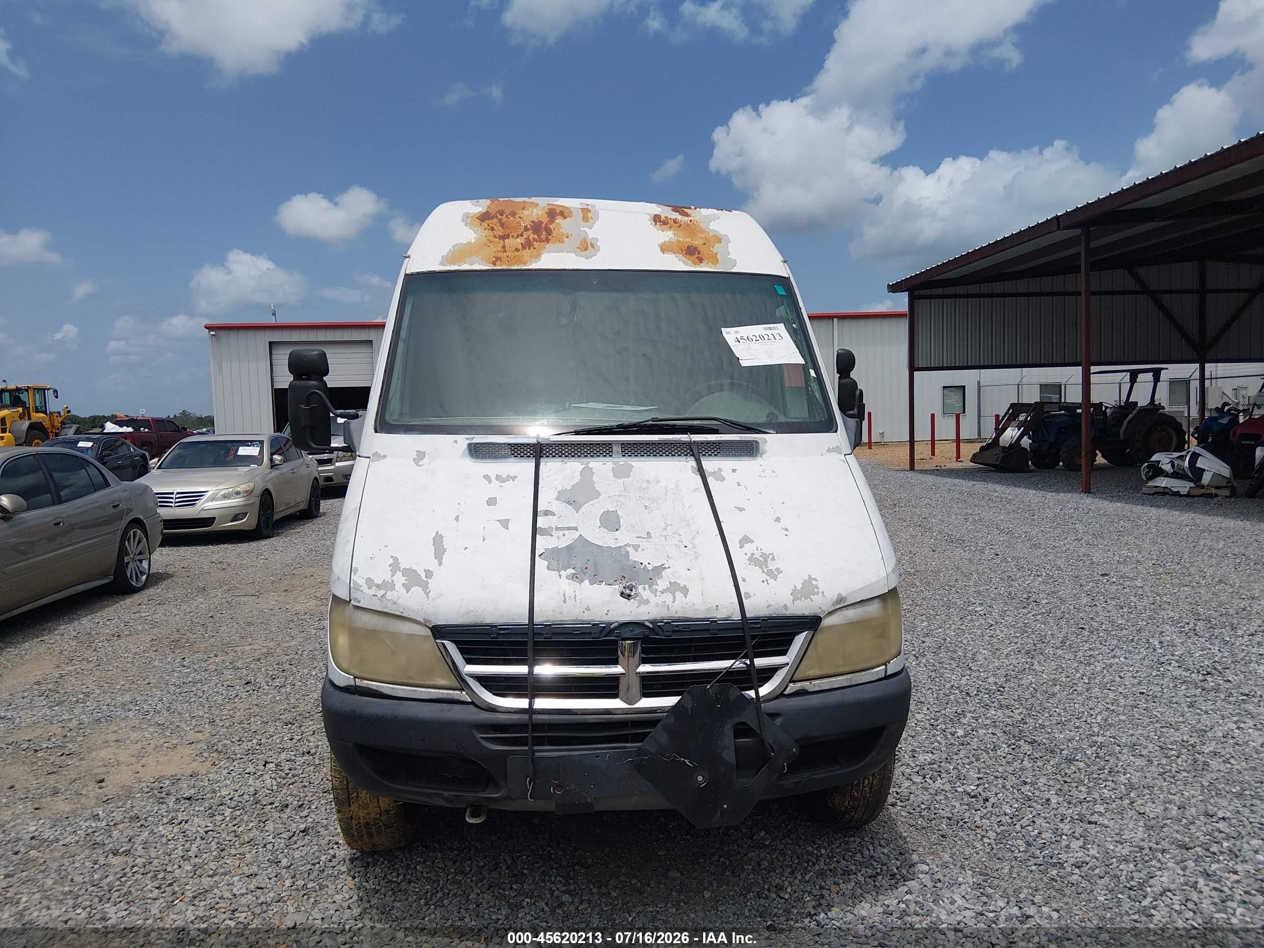 2006 Dodge Sprinter Van 2500 Shc White vin: WD0PD744X65967047