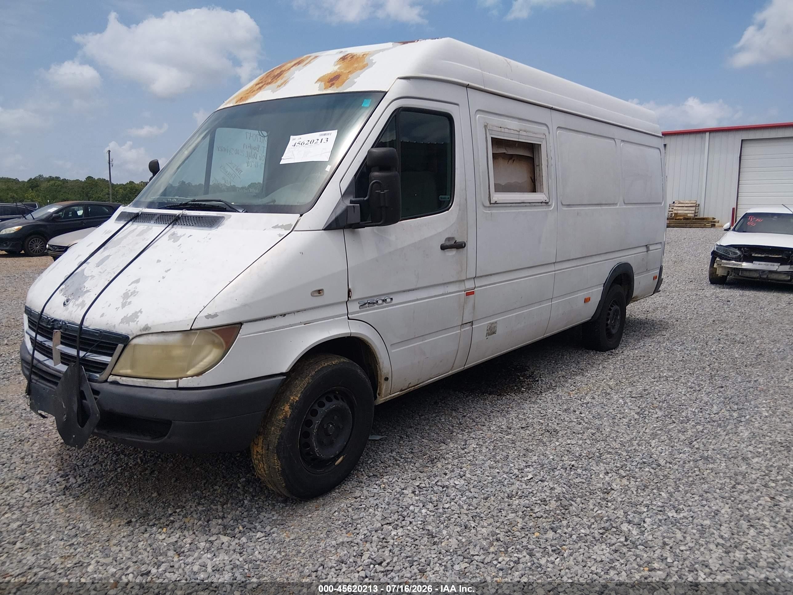 2006 Dodge Sprinter Van 2500 Shc White vin: WD0PD744X65967047