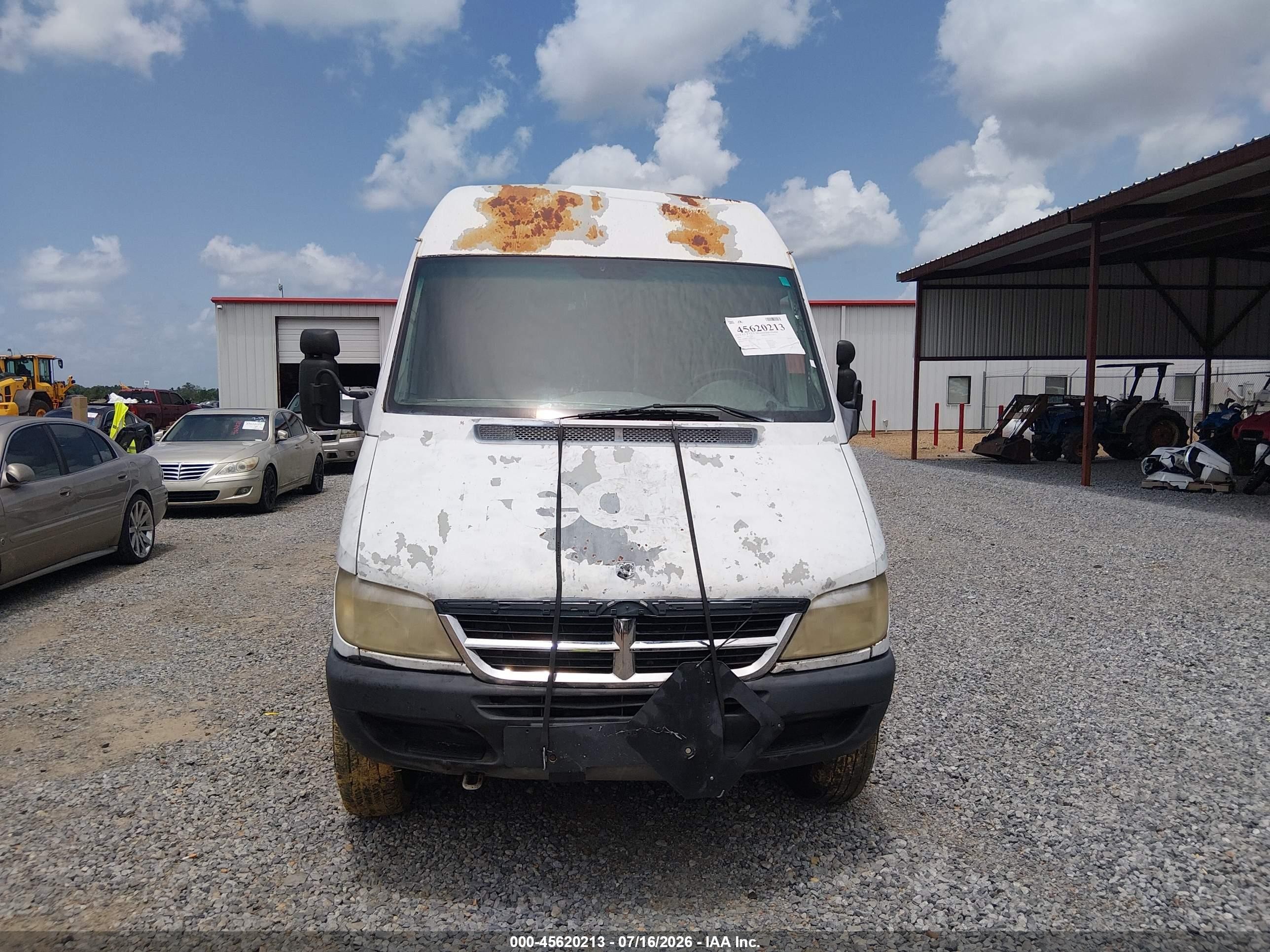 2006 Dodge Sprinter Van 2500 Shc White vin: WD0PD744X65967047