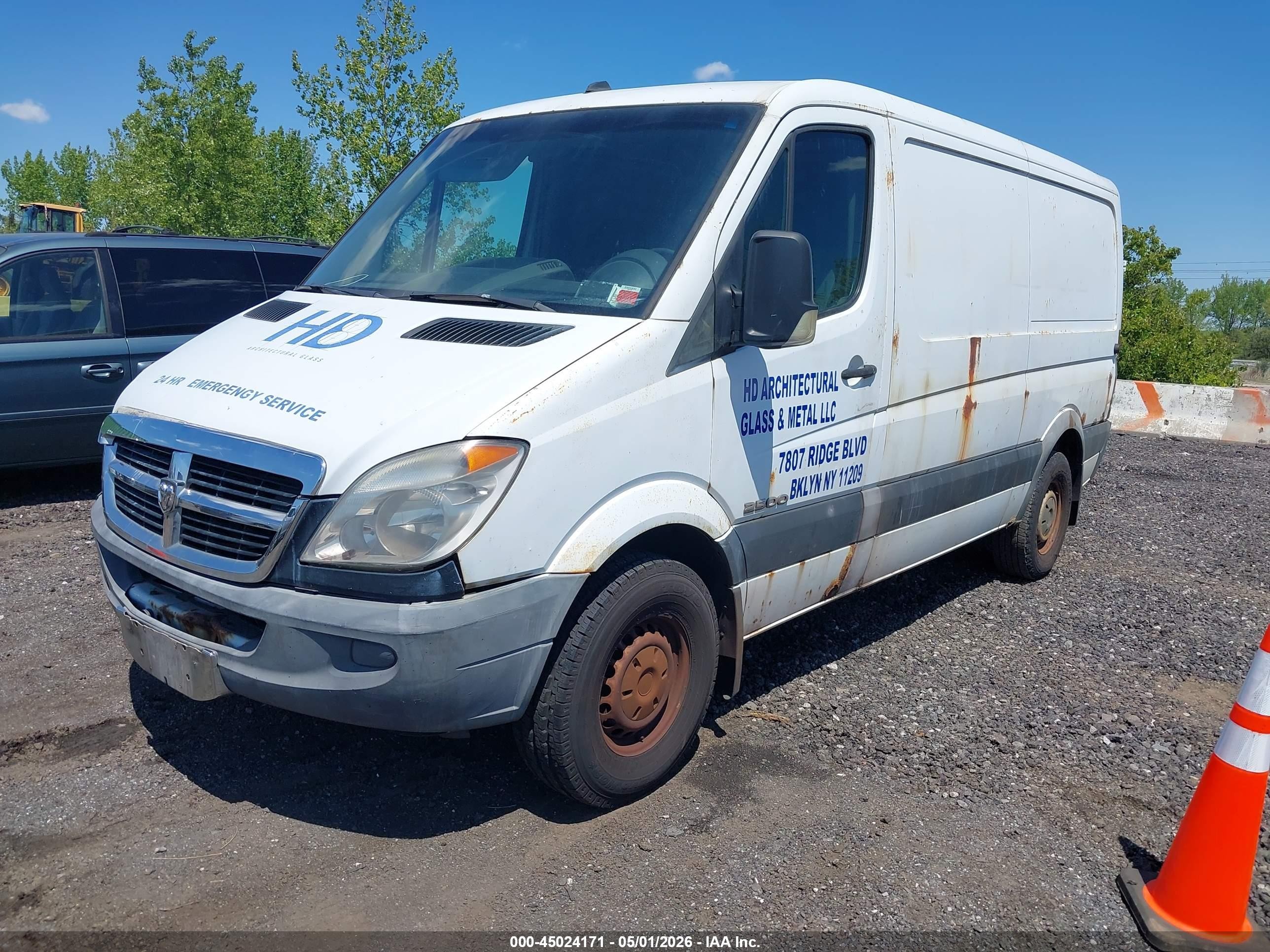 2007 Dodge Sprinter Van 2500   White vin: WD0PE745075210987