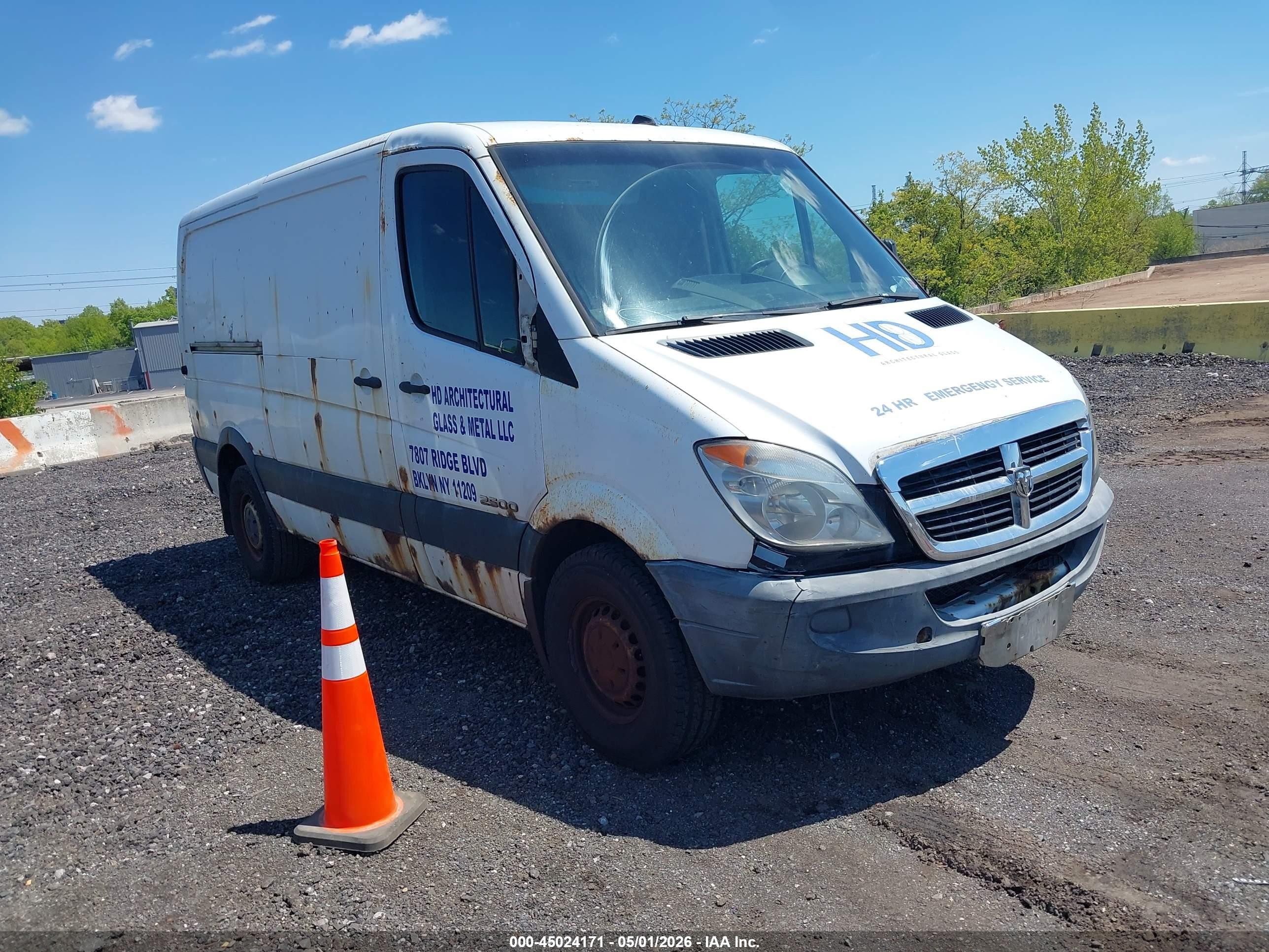2007 Dodge Sprinter Van 2500   White vin: WD0PE745075210987