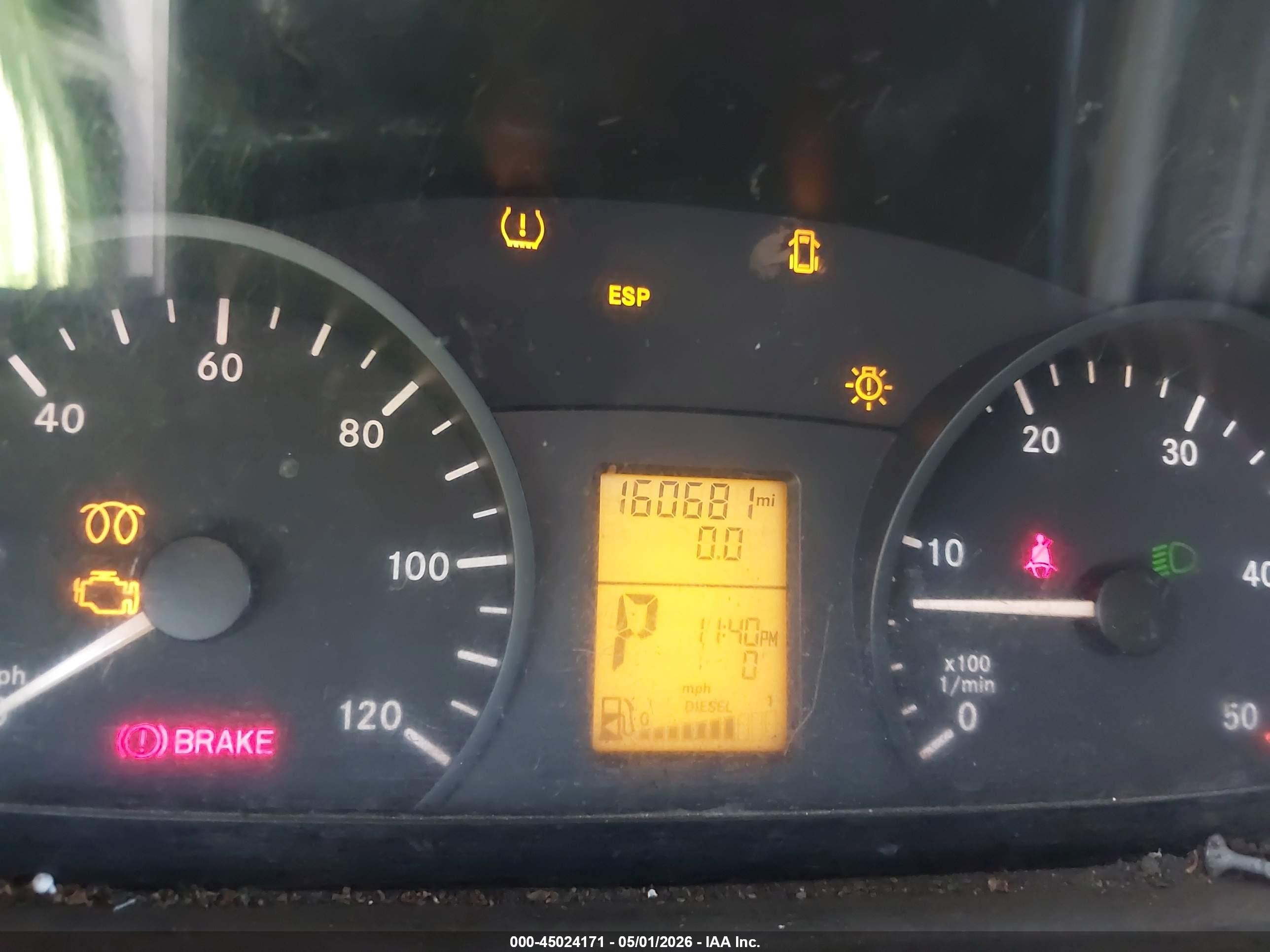 2007 Dodge Sprinter Van 2500   White vin: WD0PE745075210987