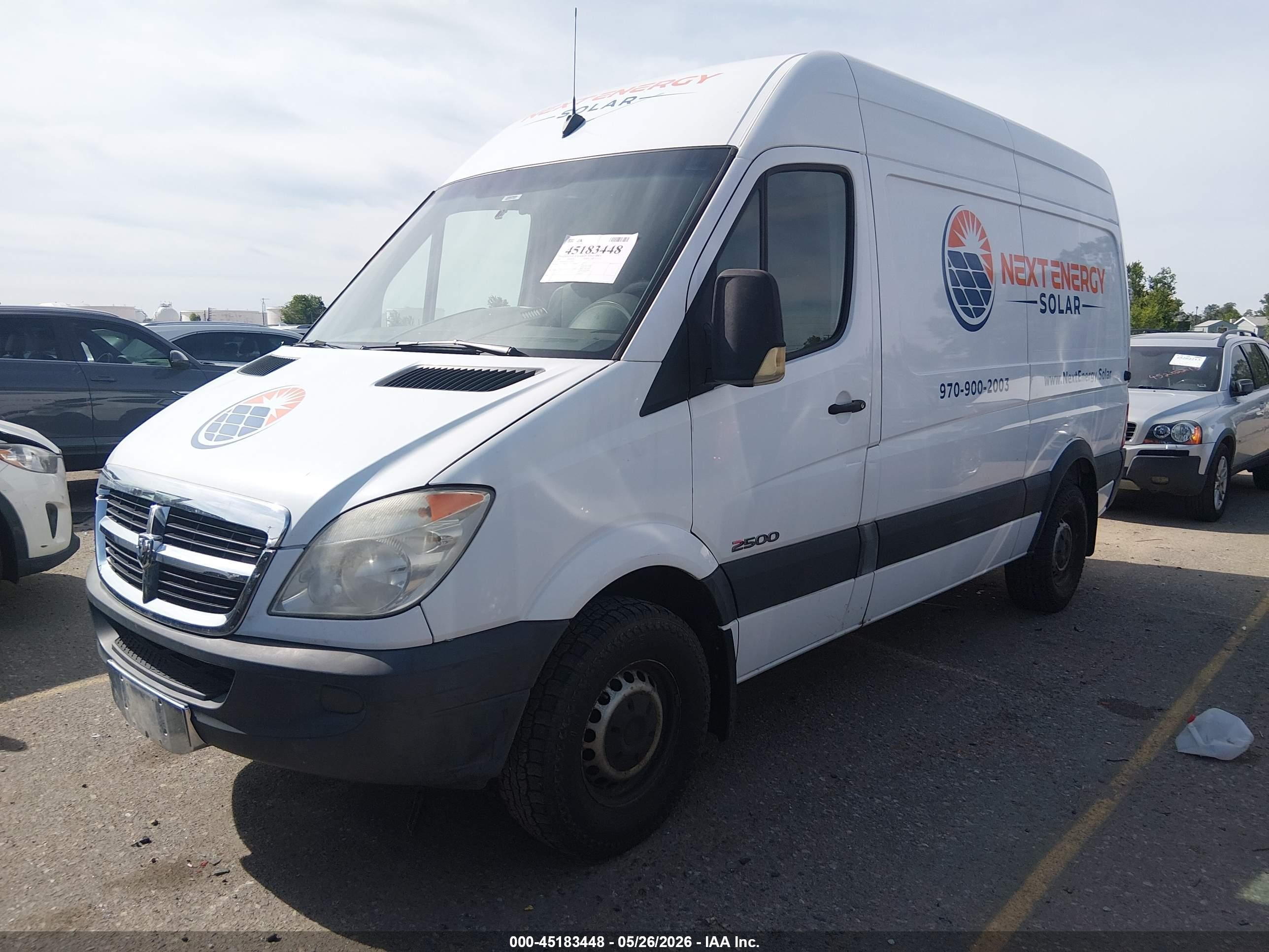 2007 Dodge Sprinter Van 2500   Белый vin: WD0PE745175178924