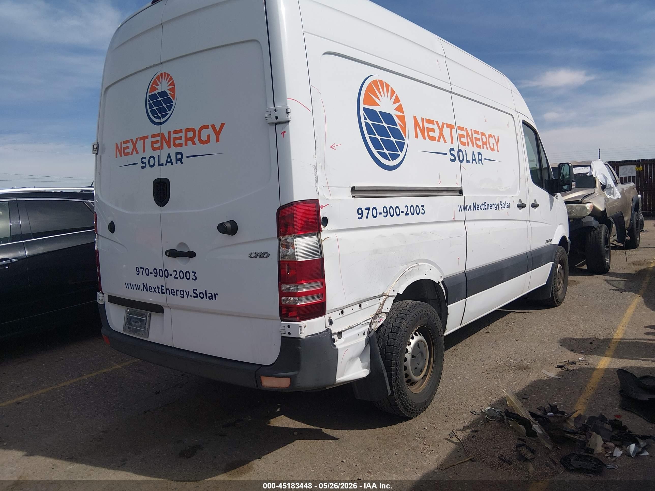 2007 Dodge Sprinter Van 2500   Белый vin: WD0PE745175178924