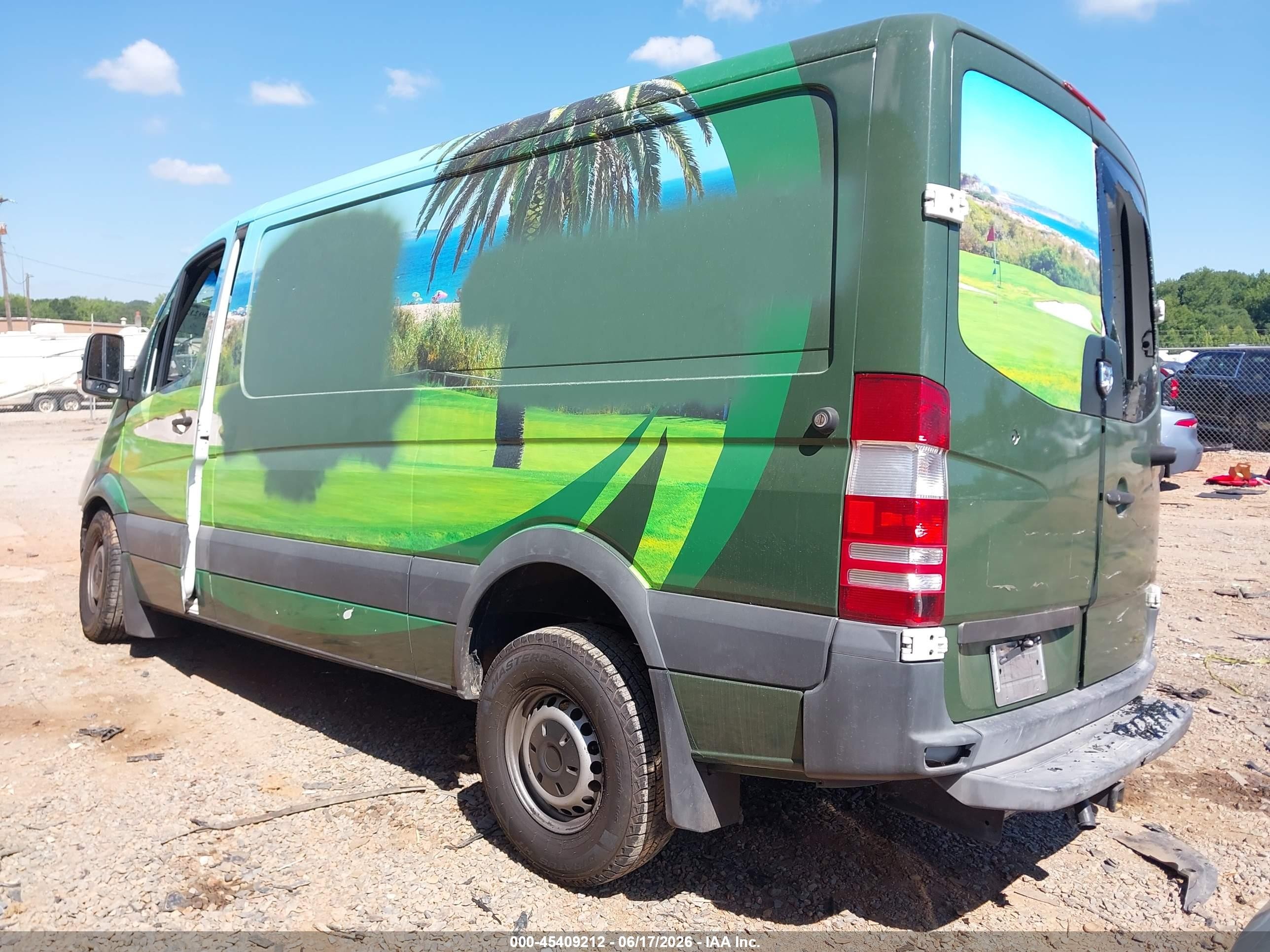2008 Dodge Sprinter Van 2500   Green vin: WD0PE745185287062