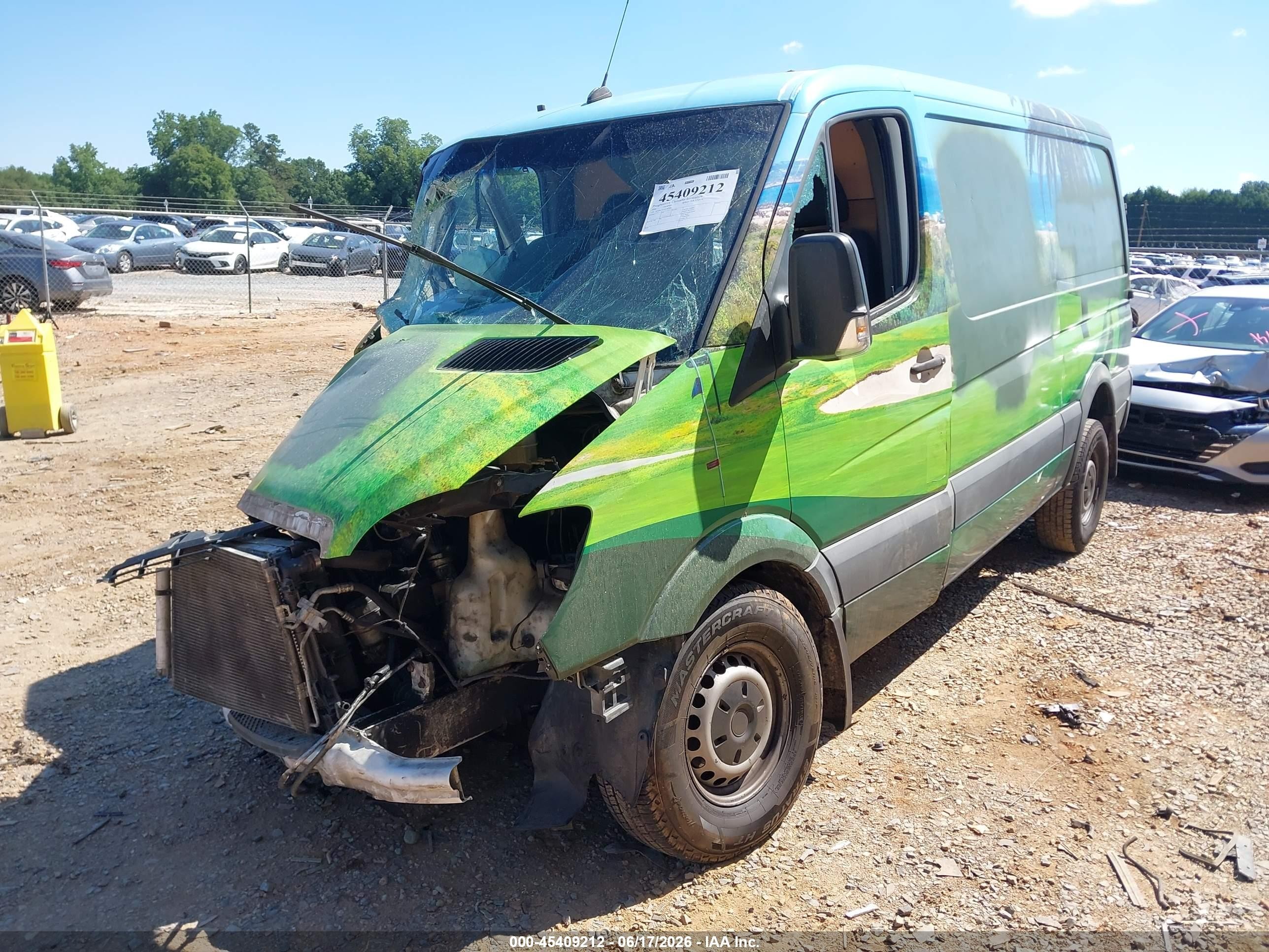 2008 Dodge Sprinter Van 2500   Green vin: WD0PE745185287062