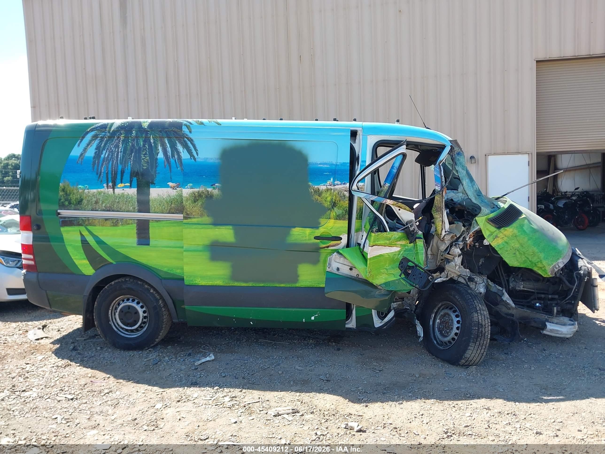 2008 Dodge Sprinter Van 2500   Green vin: WD0PE745185287062