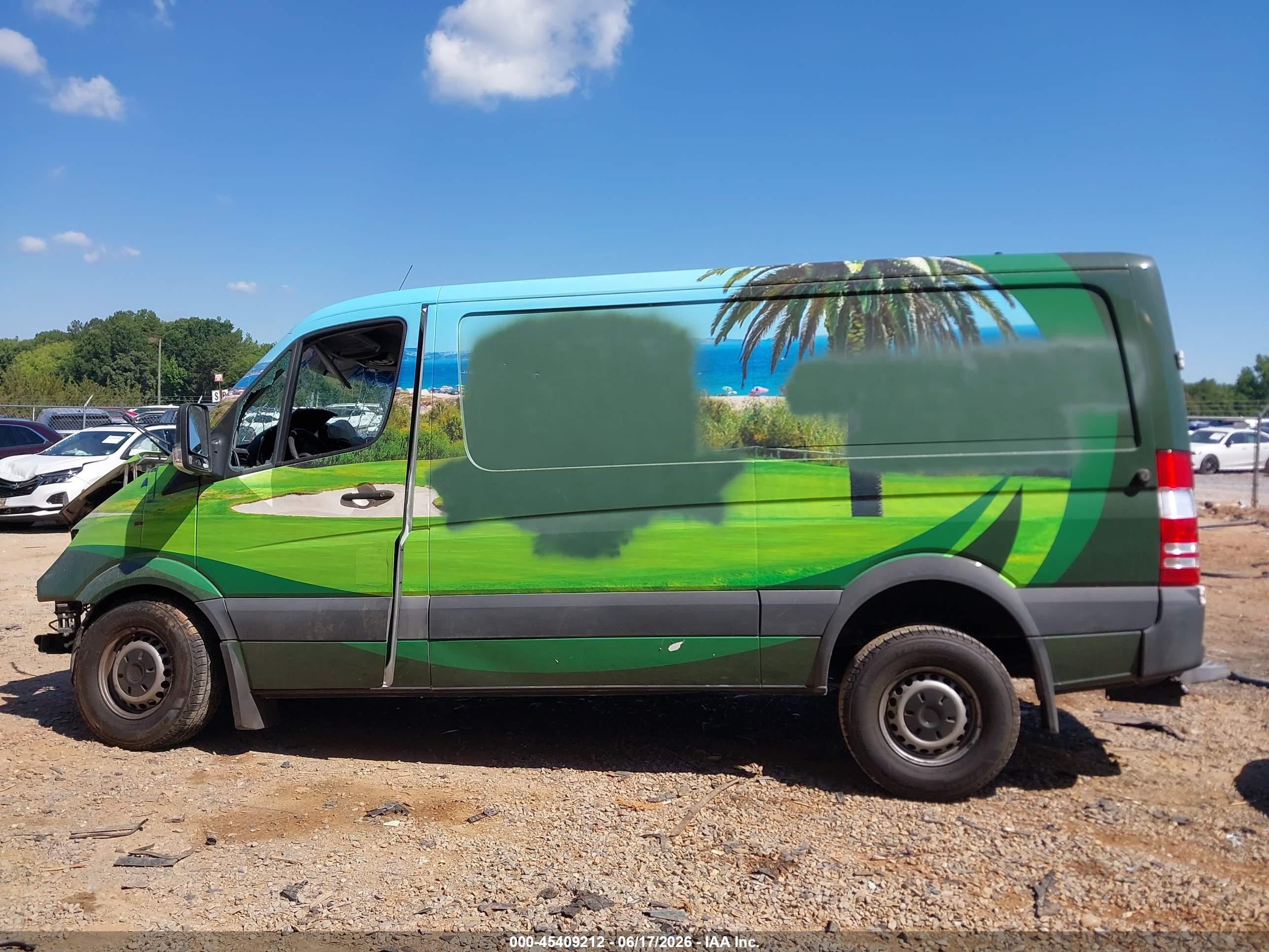 2008 Dodge Sprinter Van 2500   Green vin: WD0PE745185287062