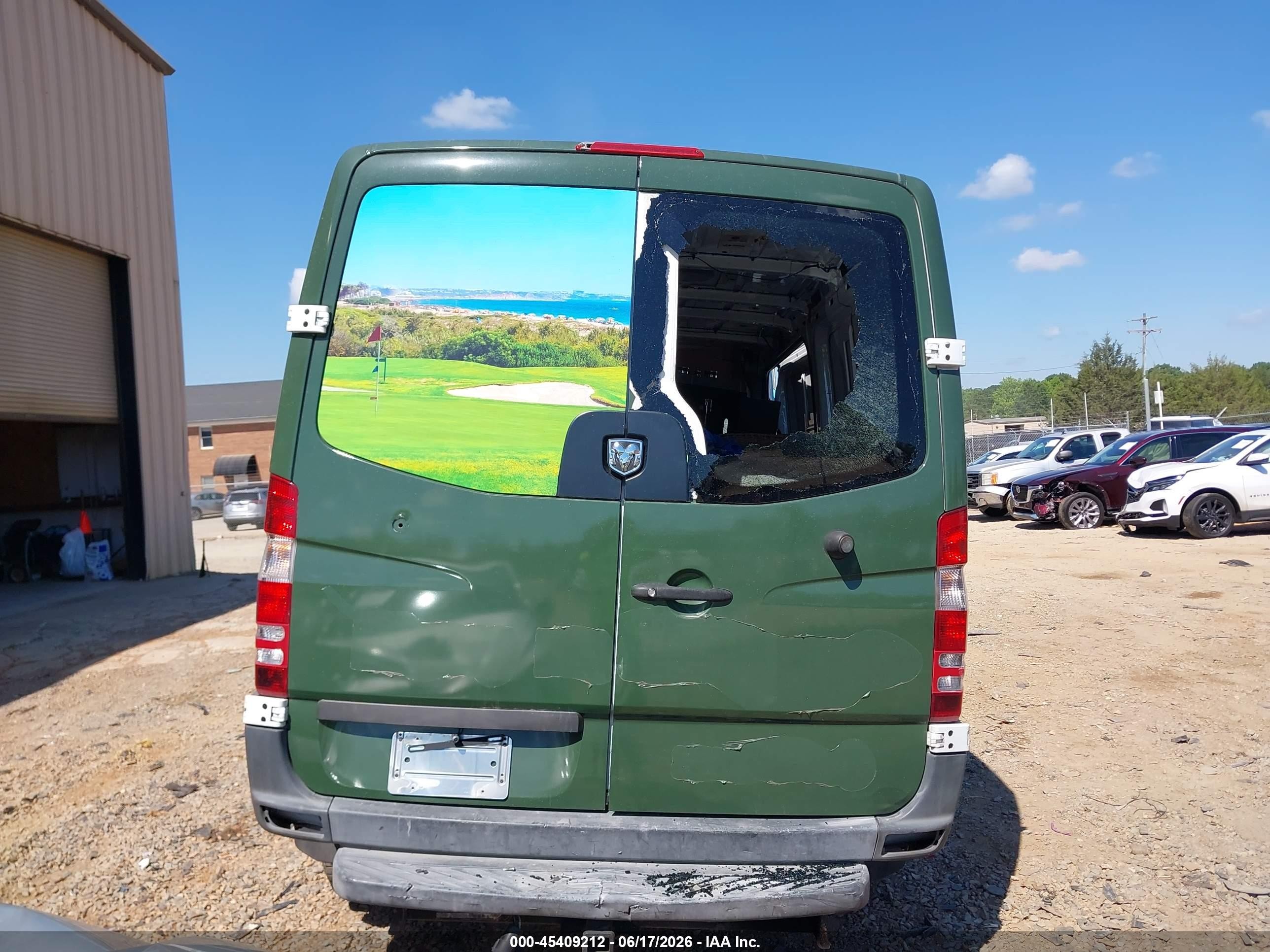 2008 Dodge Sprinter Van 2500   Green vin: WD0PE745185287062
