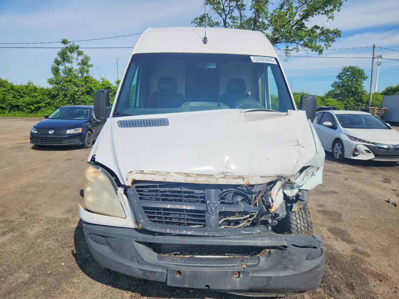 2007 Dodge Sprinter 2500 White vin: WD0PE745375154706