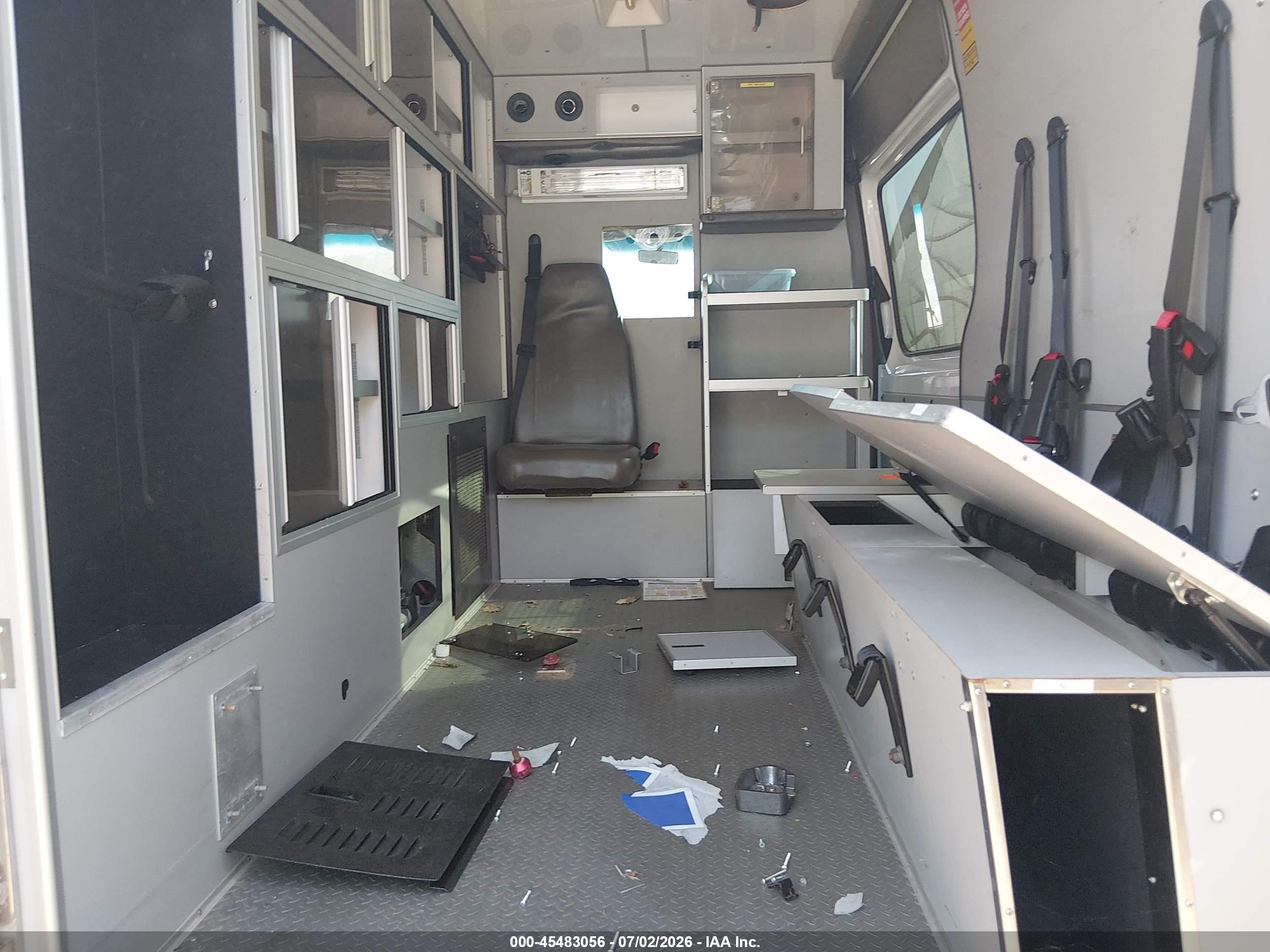 2009 Dodge Sprinter Van 2500 White vin: WD0PE745695390883