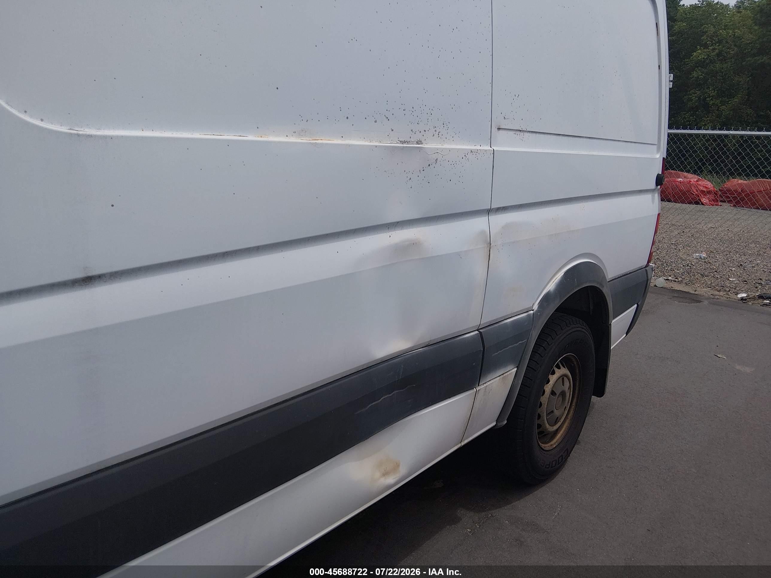 2007 Dodge Sprinter Van 2500   White vin: WD0PE745875208968