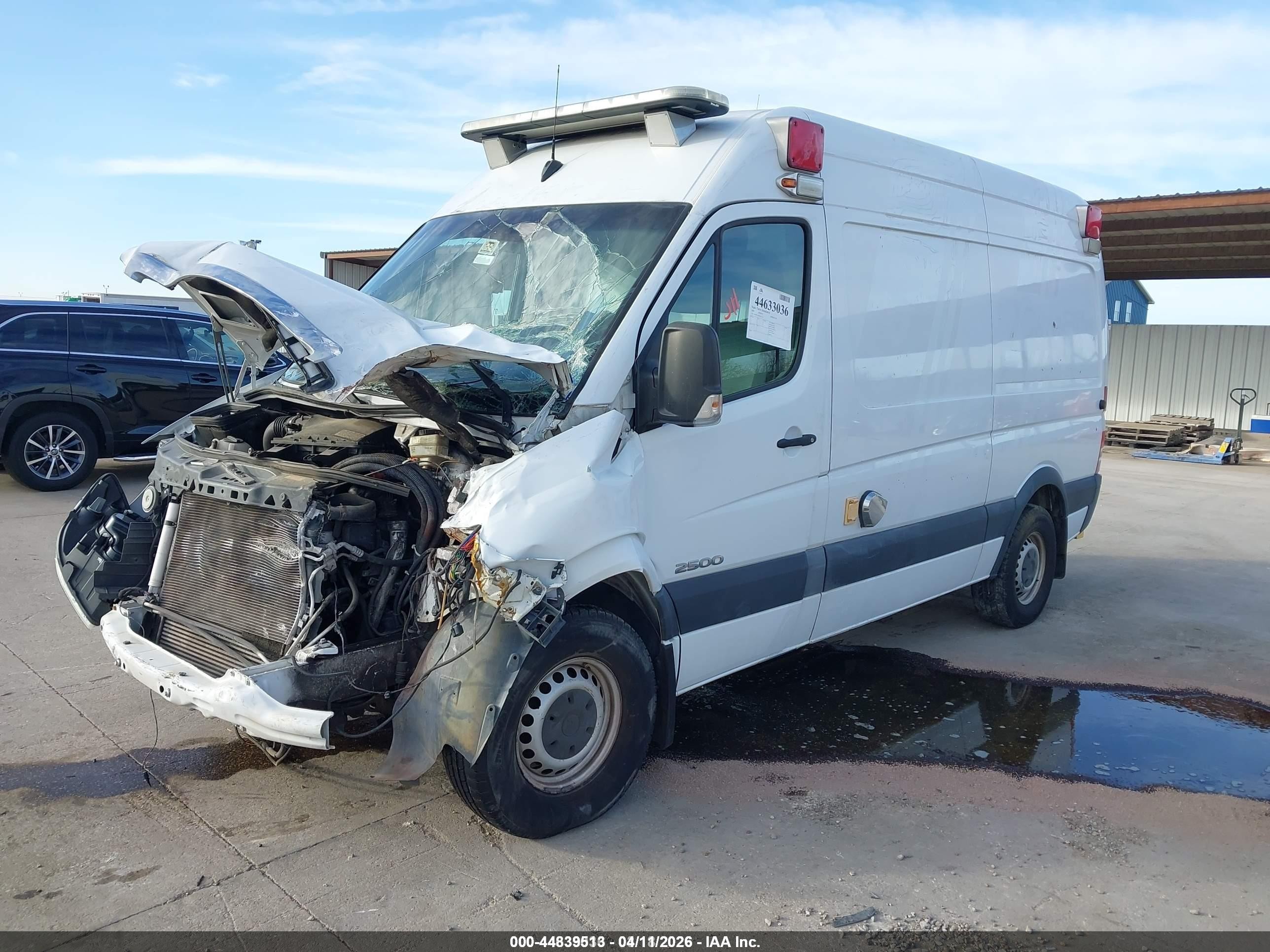 2009 Dodge Sprinter 2500 White vin: WD0PE7AD595421522