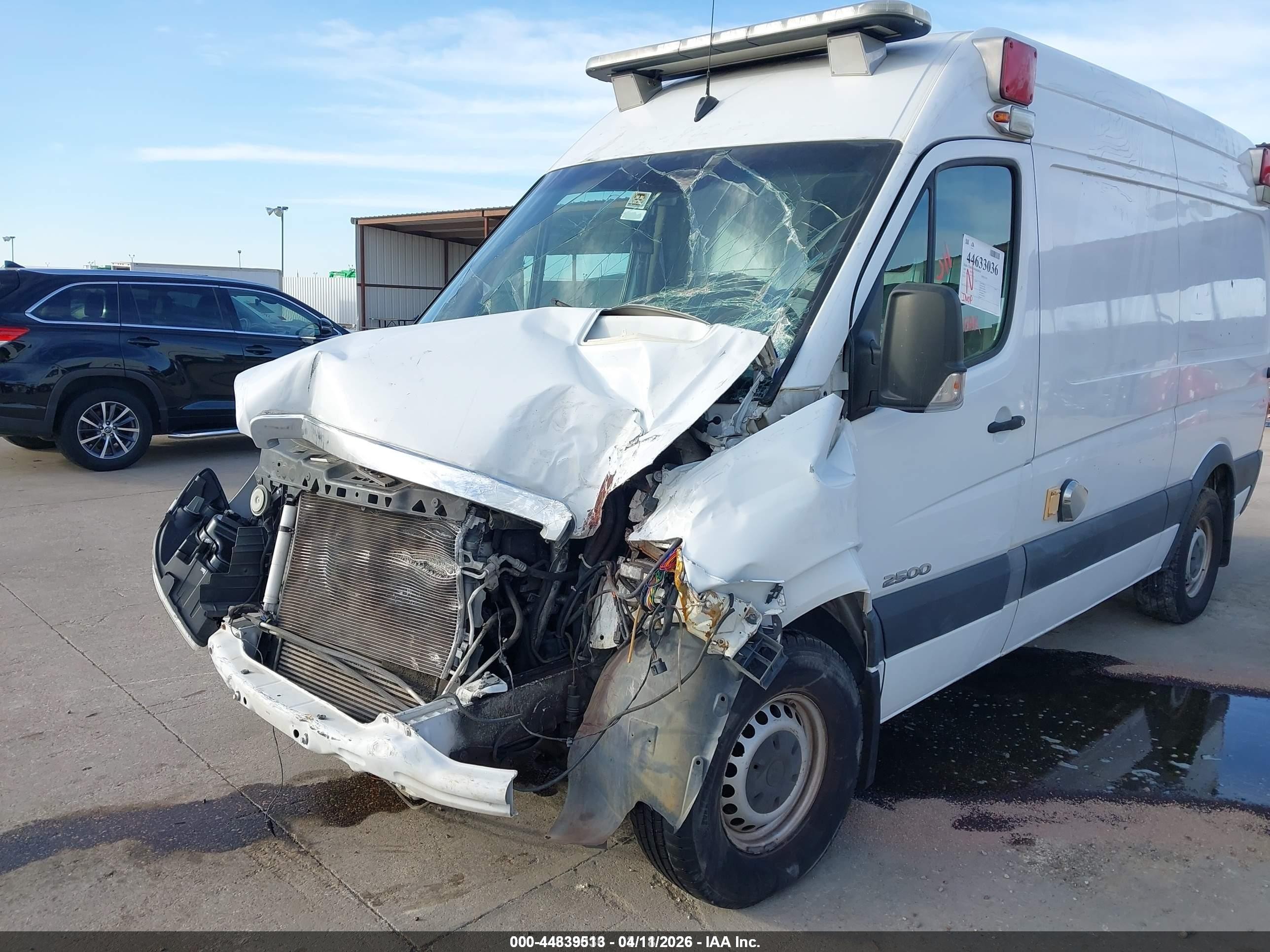 2009 Dodge Sprinter 2500 White vin: WD0PE7AD595421522