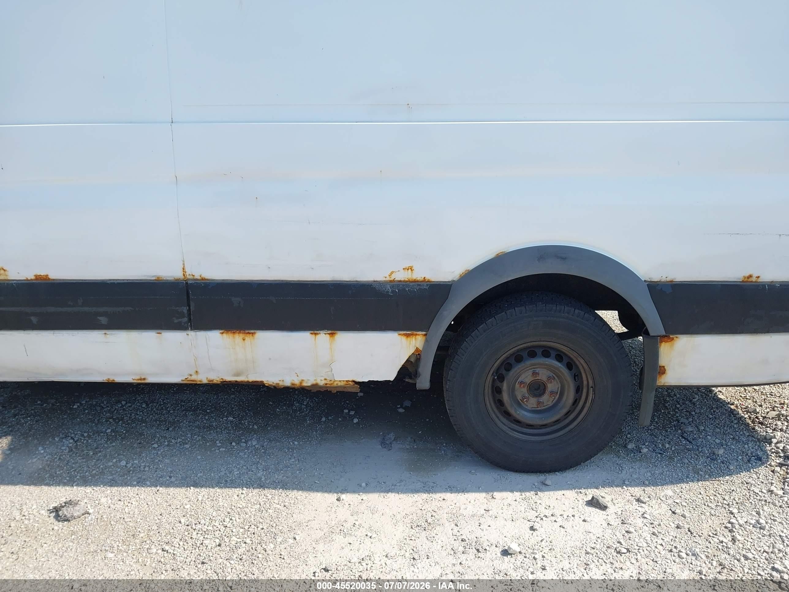2008 Dodge Sprinter Van 2500 High Roof White vin: WD0PE845185261213
